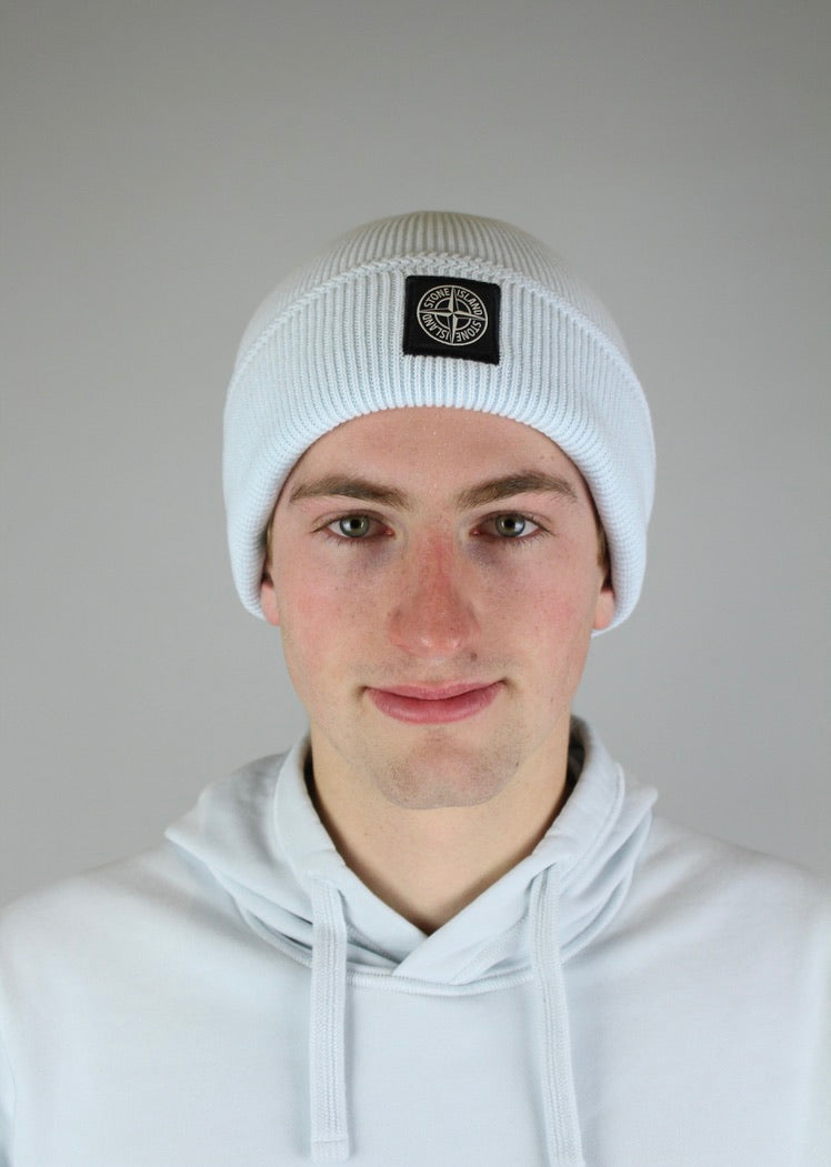 Stone Island Berretto RWS Beanie 'Sky Blue'-9638494273866-The Attic