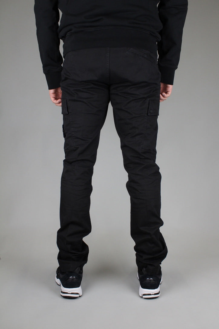 Stone Island Skinny Cargo Pants 'Black'-8748060672330-The Attic