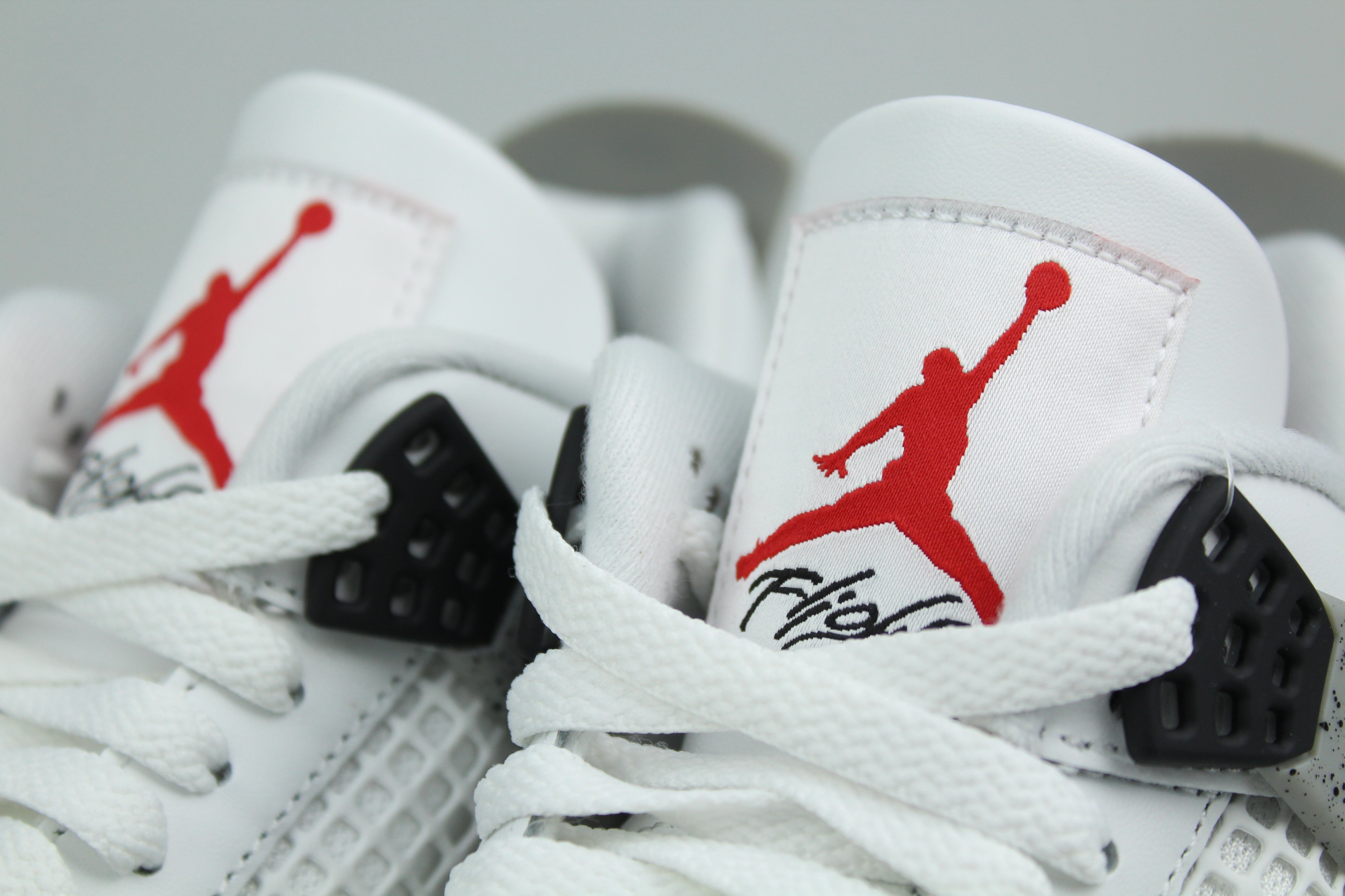 Air Jordan 4 Retro 'White Cement' (GS)-10290096406858-The Attic
