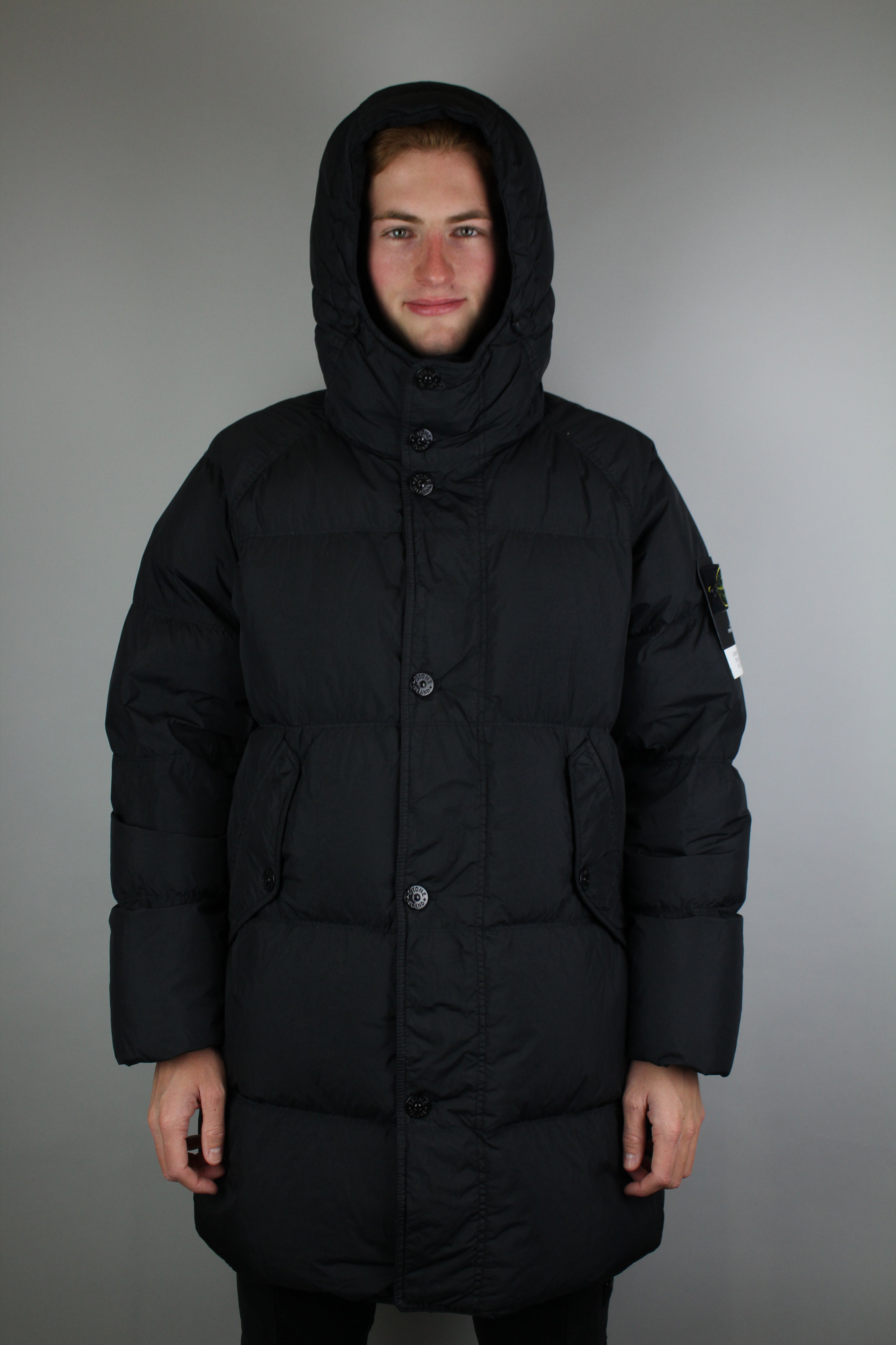 Stone Island Giaccone Vera Piuma Real Down Blouson 'Black'-9540035281226-The Attic