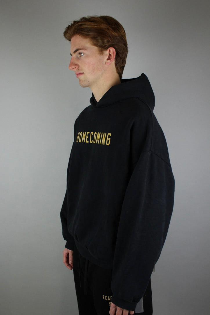 Fear of God Essentials Homecoming Heavy Fleece Hoodie 'Black'-9579046207818-The Attic