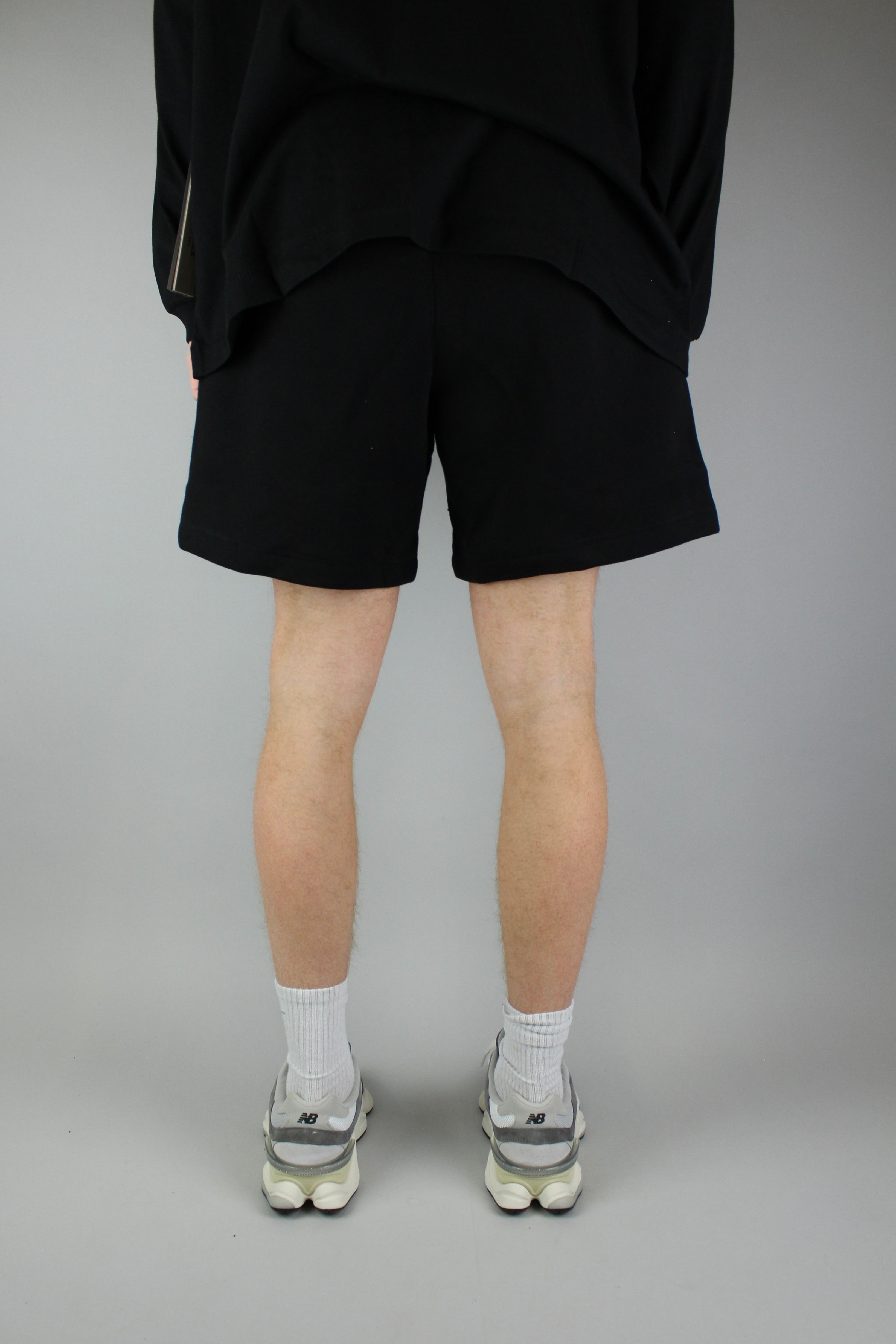 Fear of God Essentials Fleece Soccer Short 'Black'-9579068031306-The Attic