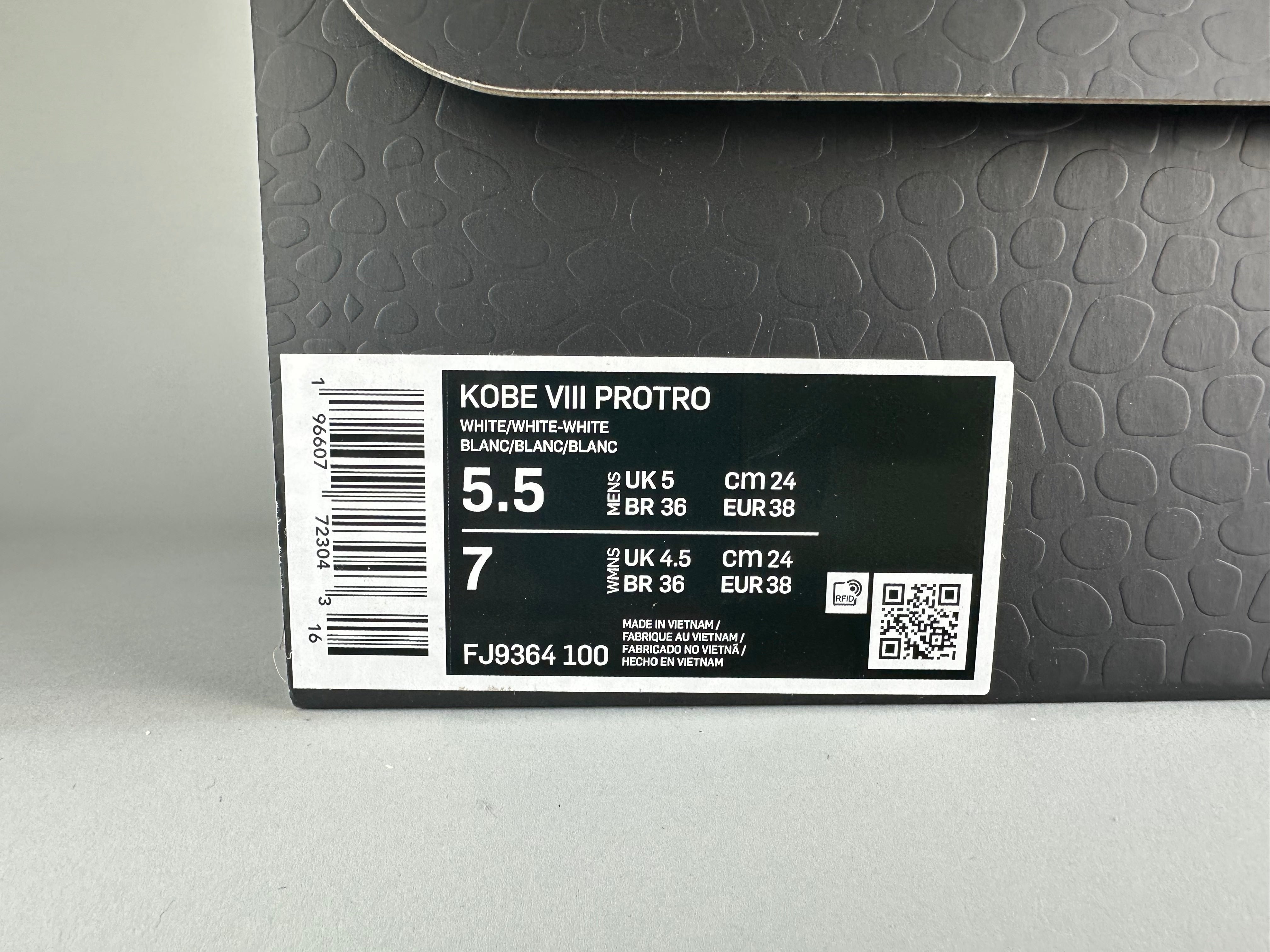 Nike Kobe 8 Protro 'Halo' - Size 38 (ARCHIVE)