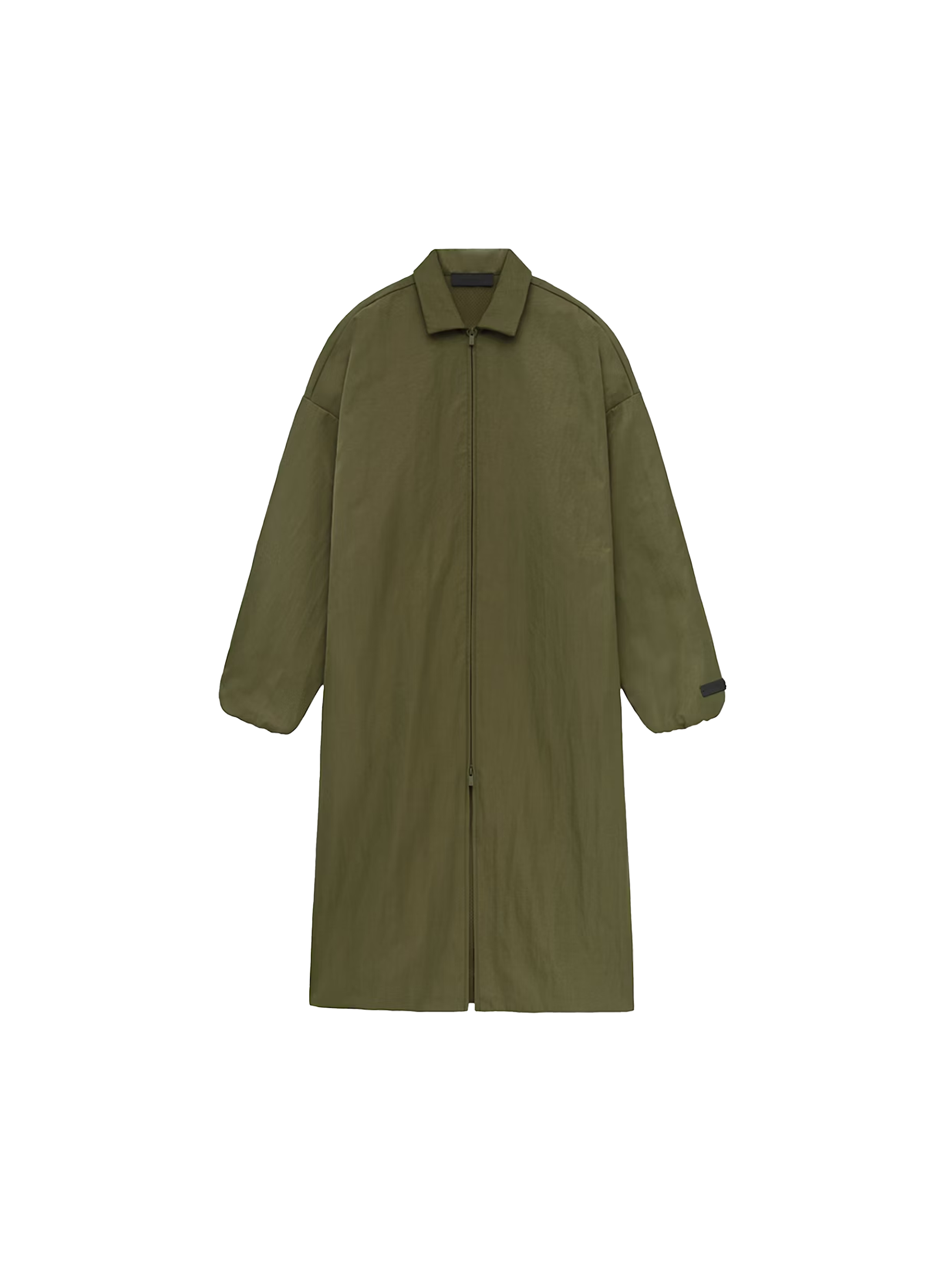 Fear of God Essentials Textured Nylon Field Trench 'Military'-10039647076682-The Attic