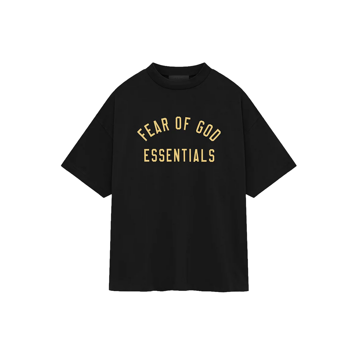 Fear of God Essentials Jersey Crewneck Tee 'Black' | The Attic