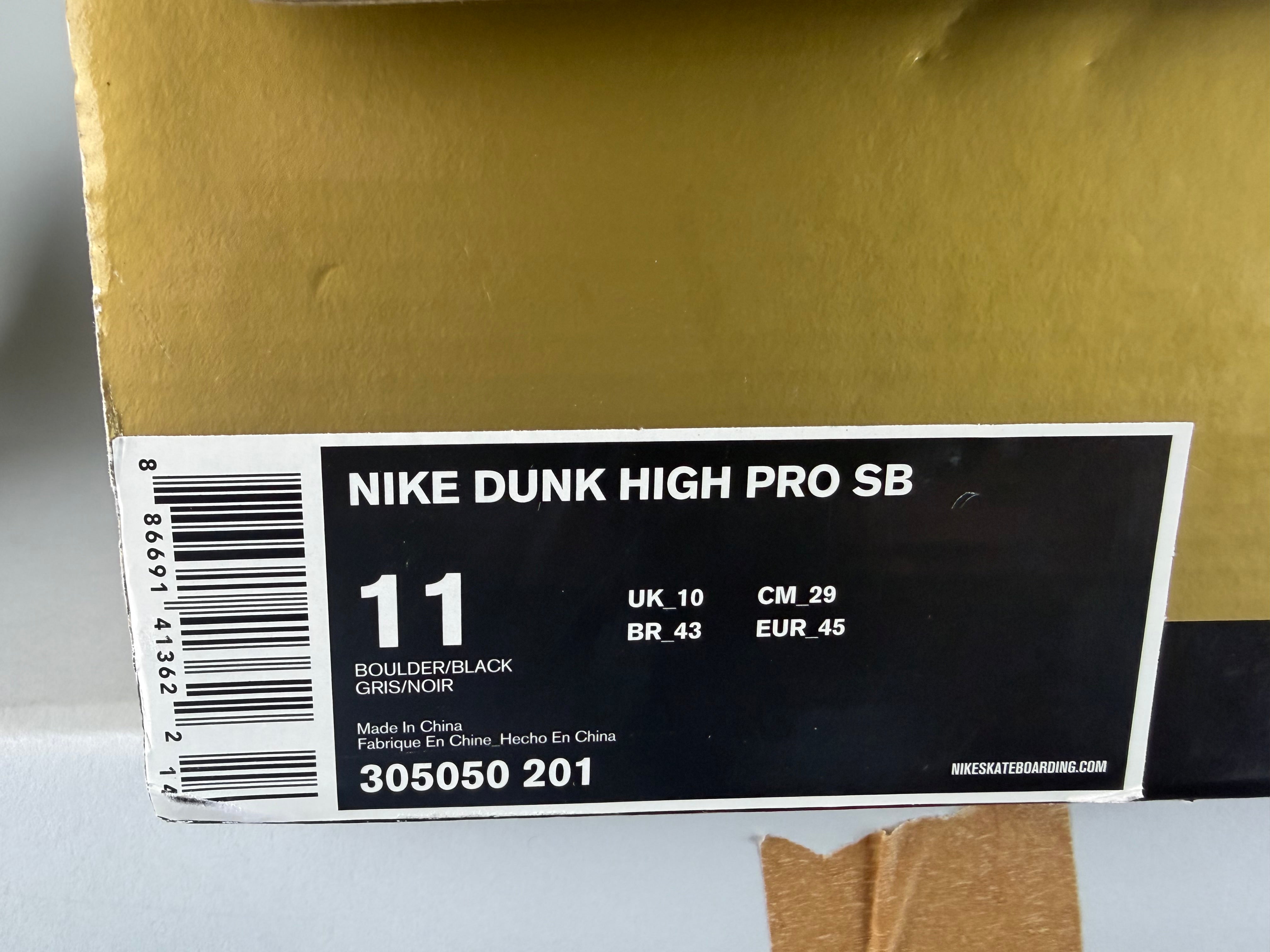 Nike Dunk High Pro SB 'Ferris Bueller' - Size 45 (ARCHIVE)