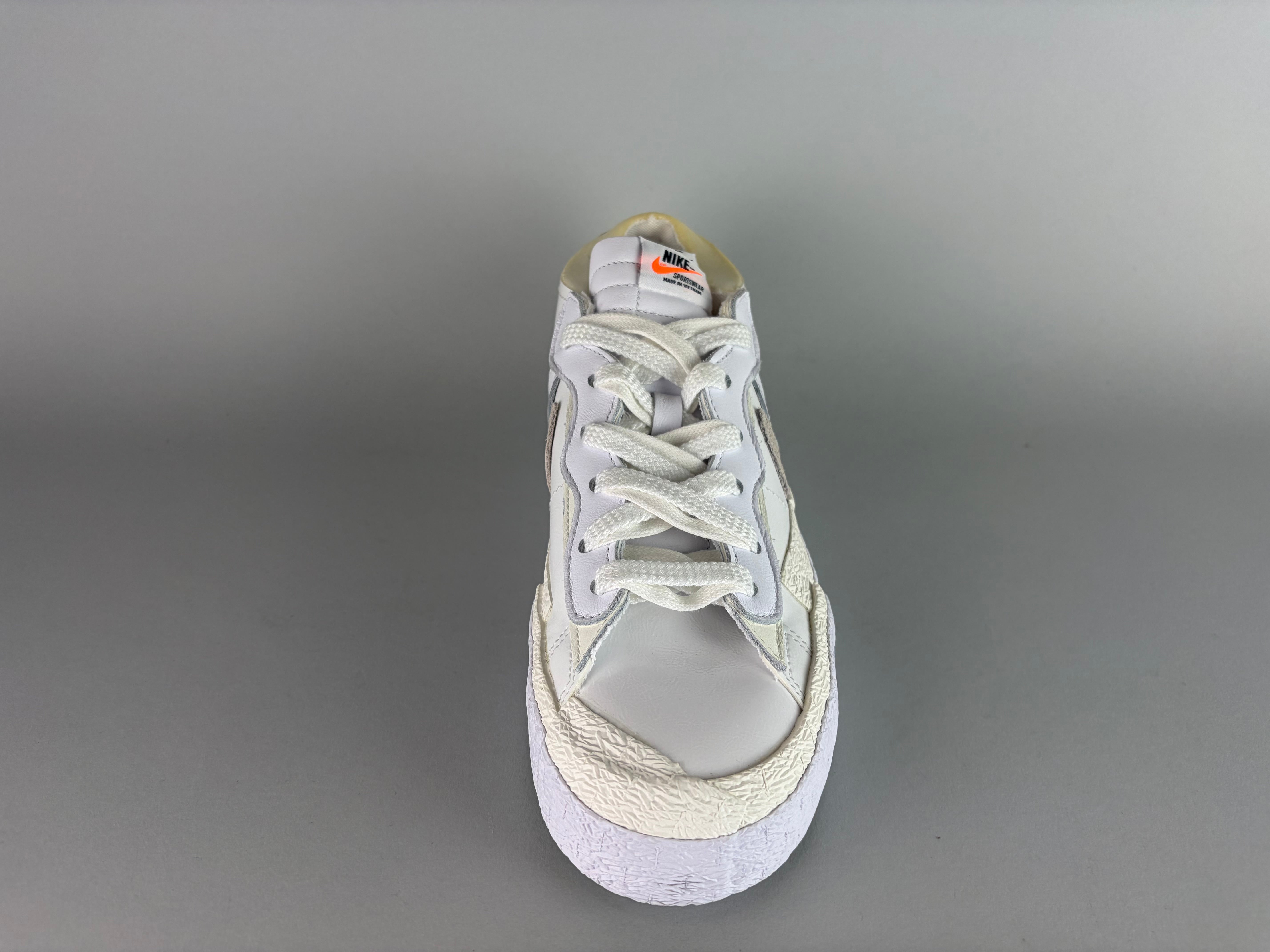 Sacai x Nike Blazer Low 'White Patent' - Size 42.5 (ARCHIVE)