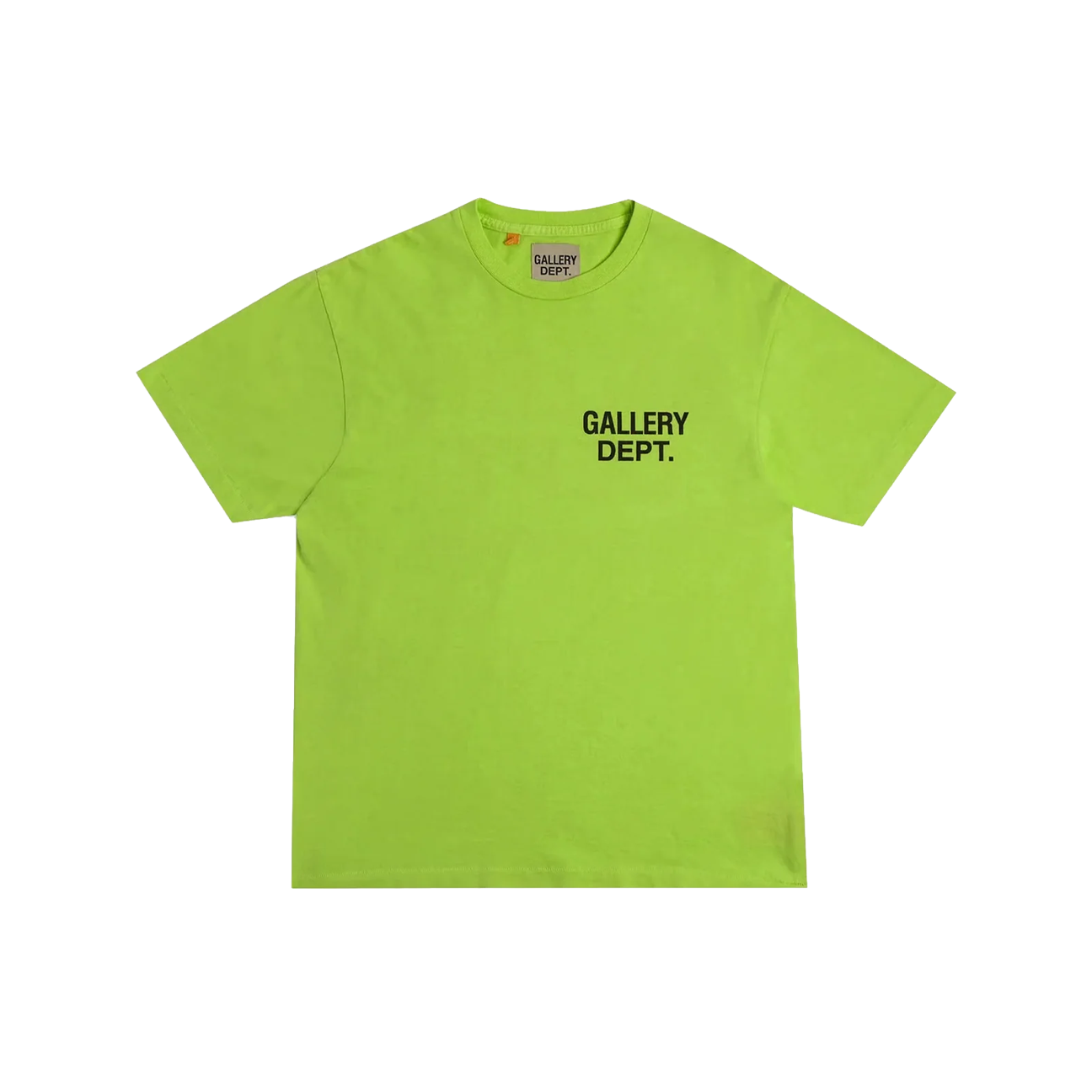 Gallery Dept. Souvenir Logo T-shirt (Lime) | The Attic