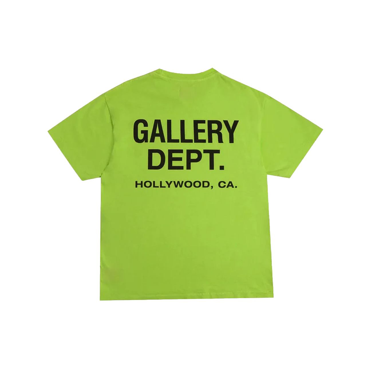 Gallery Dept. Souvenir-Logo-T-Shirt (Limette)