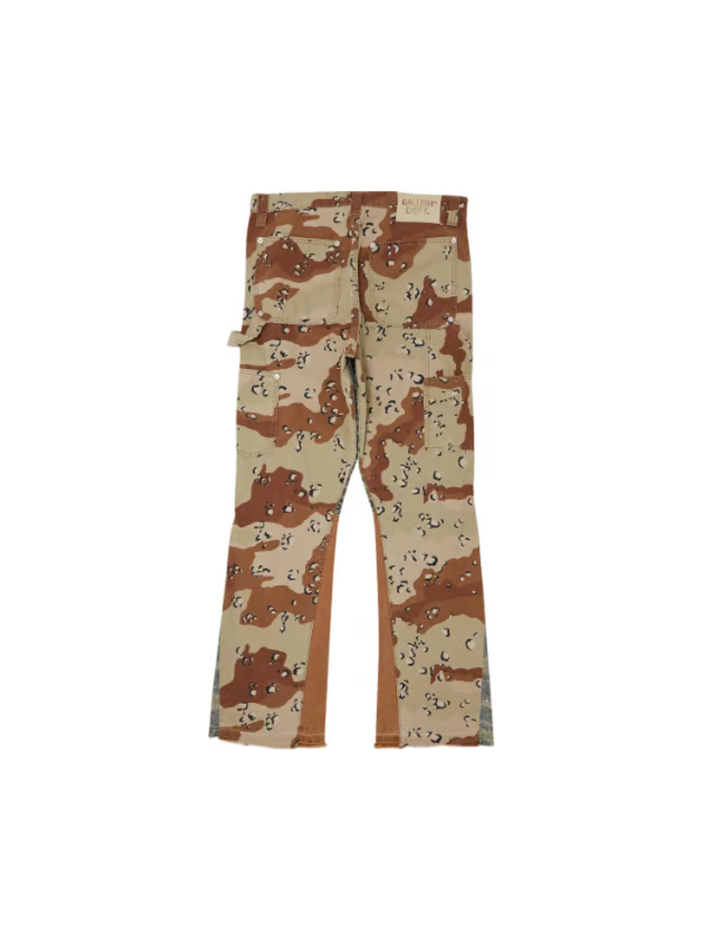 Gallery Dept. Camo La Flare Pants 'Chocolate Chip'-9455450325322-The Attic