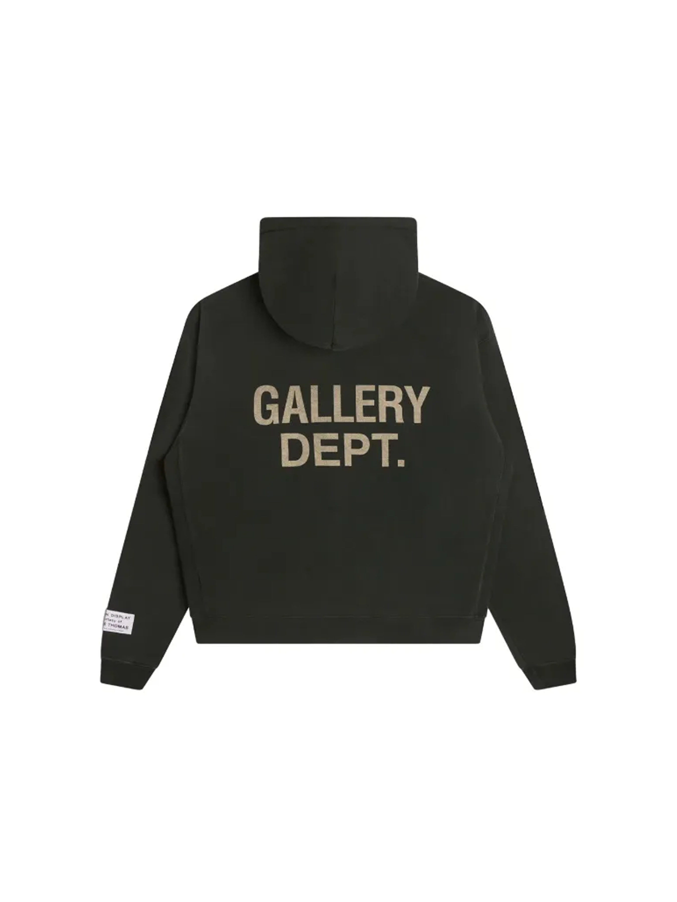 Gallery Dept. Souvenir Logo Hoodie 'Vintage Black'-10028173689162-The Attic