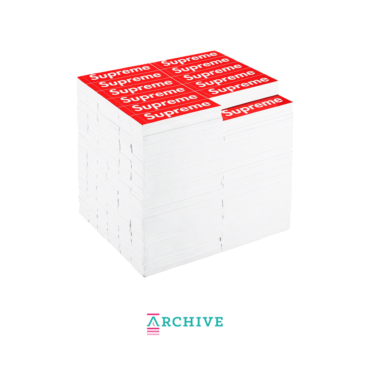 Supreme Rotary Hero Sticker Bricks Stool Side Table (ARCHIVE