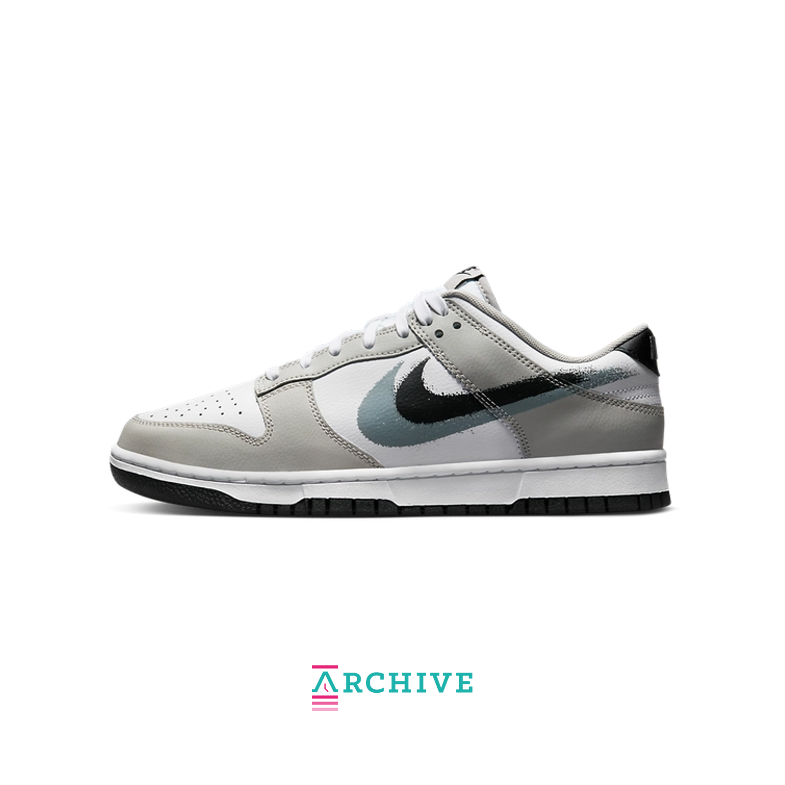 Nike Dunk Low 'Stencil Swoosh' - Size 43 (ARCHIVE)