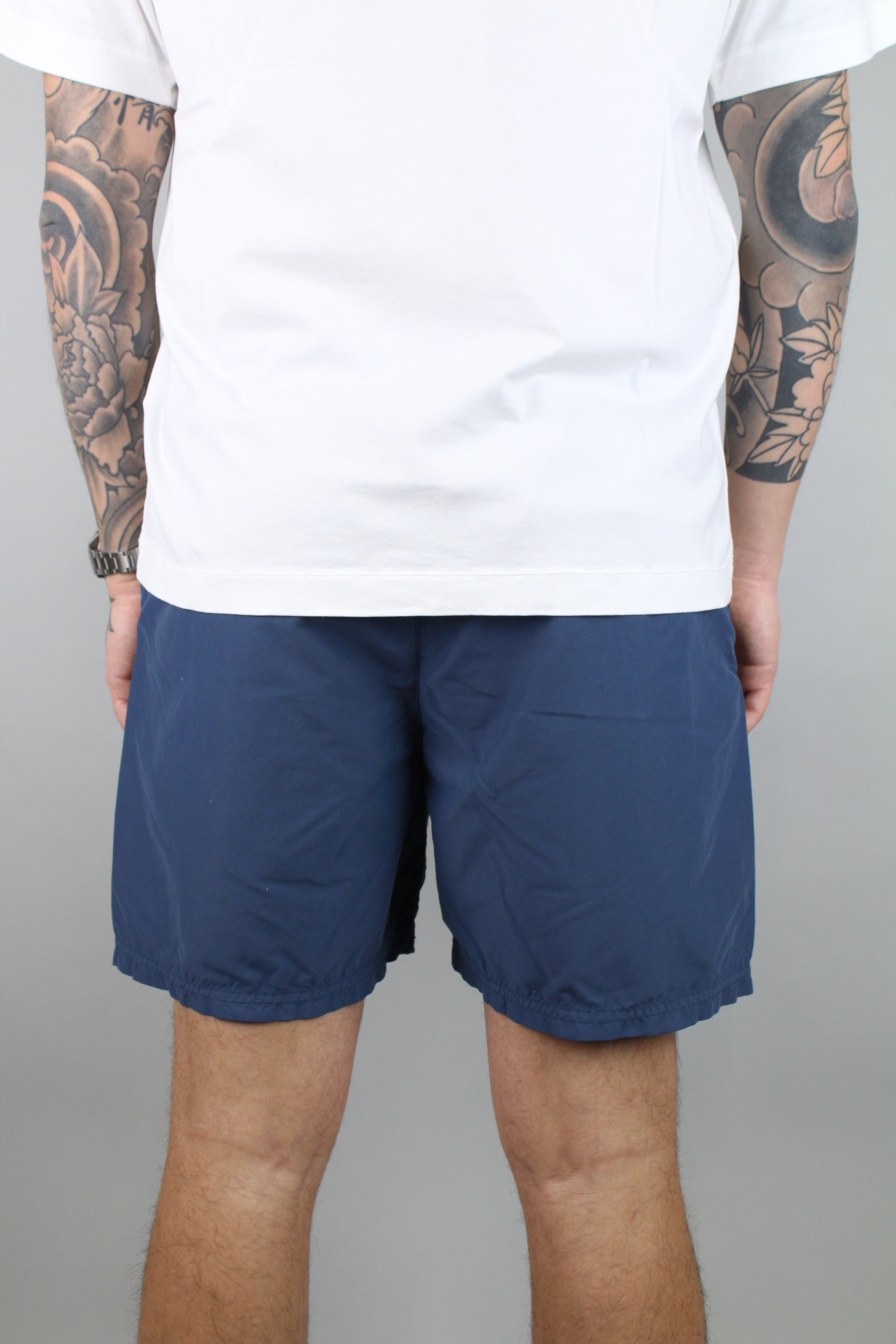 Stone Island Compass Logo Swim Shorts 'Navy Blue'-8747819106634-The Attic