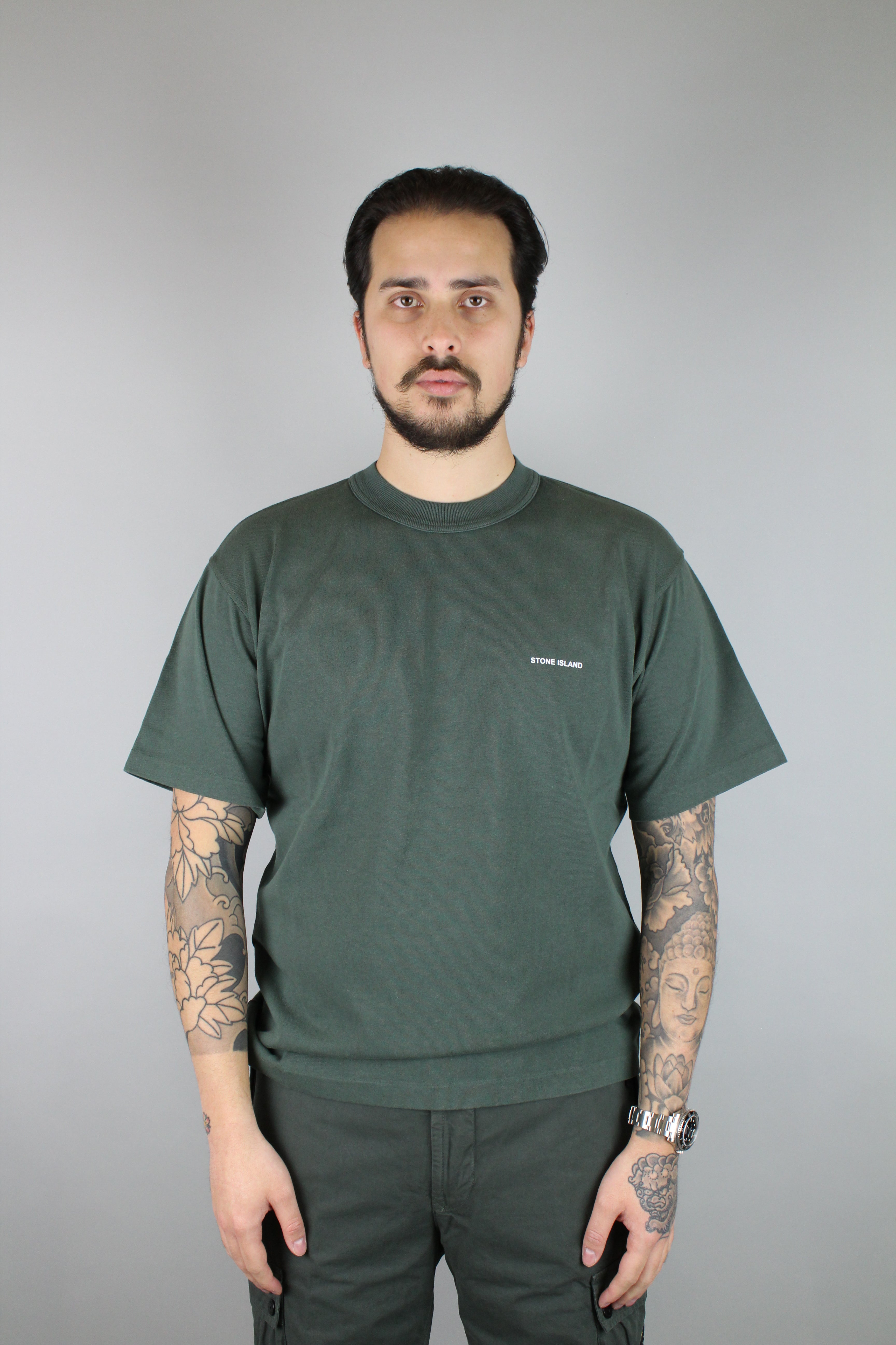 Stone Island Bonded T-shirt 'Musk'-8747802820938-The Attic