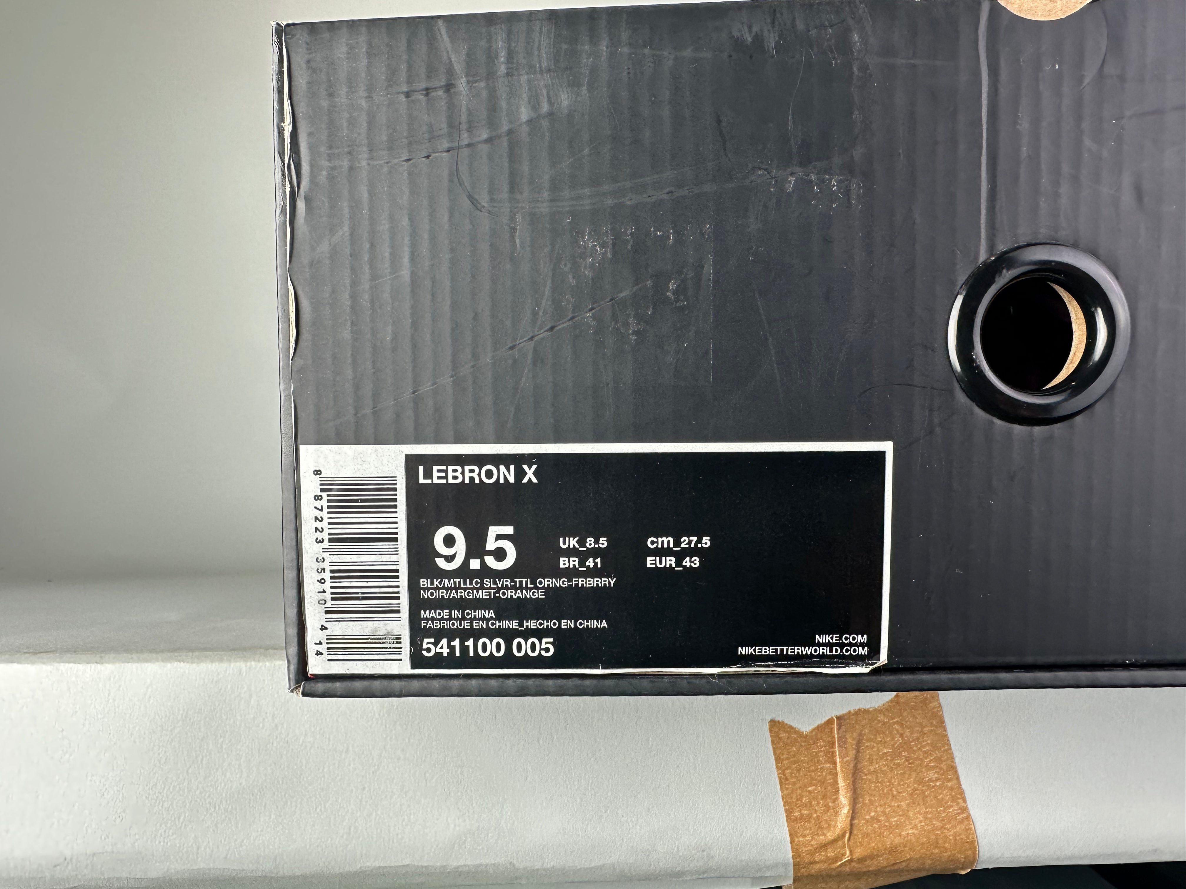Nike LeBron 10 'Floridian' - Størrelse 43 (ARKIV)