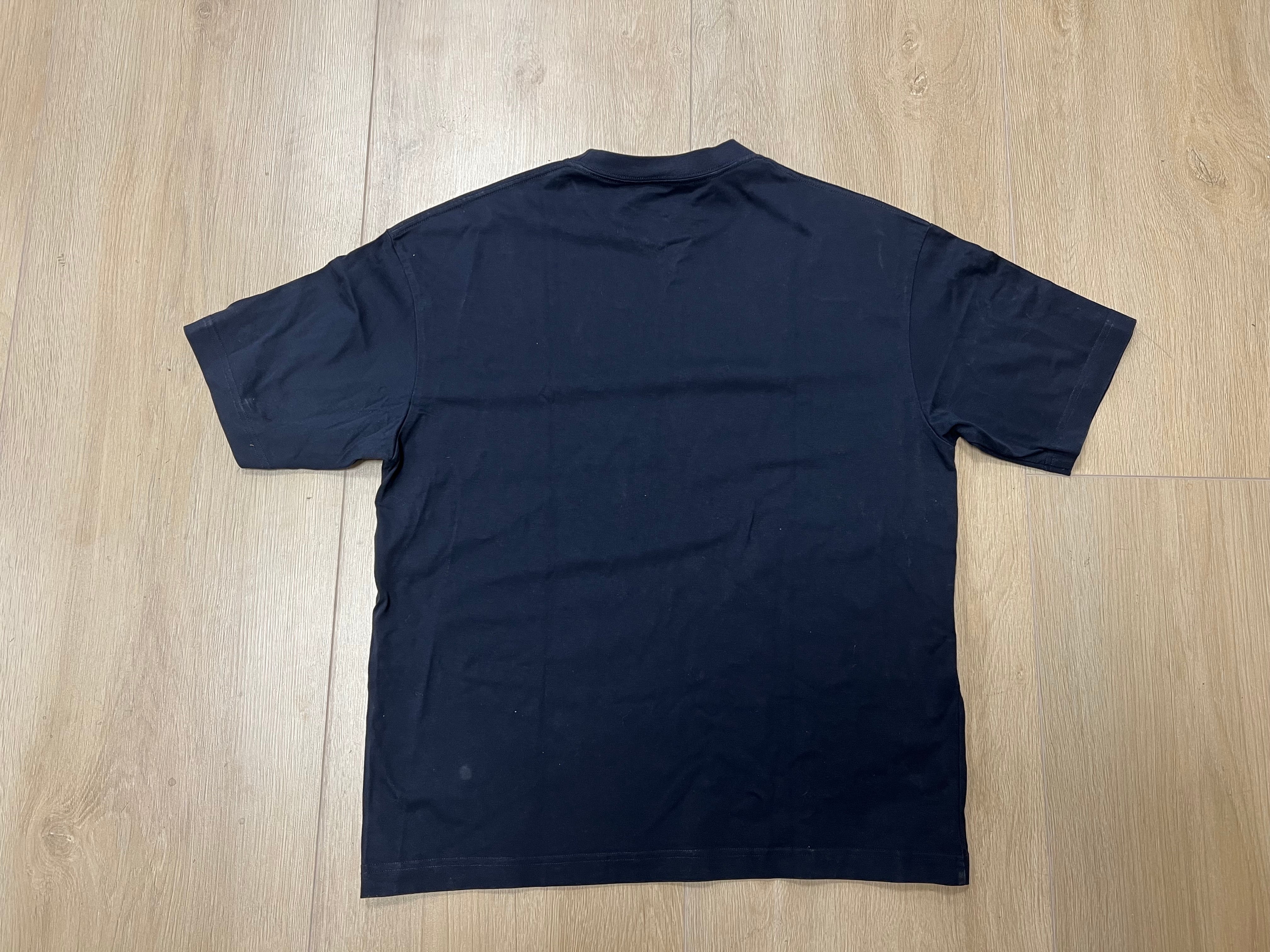 Balenciaga Logo Cotton T-Shirt 'Navy' - XS (ARCHIVE)