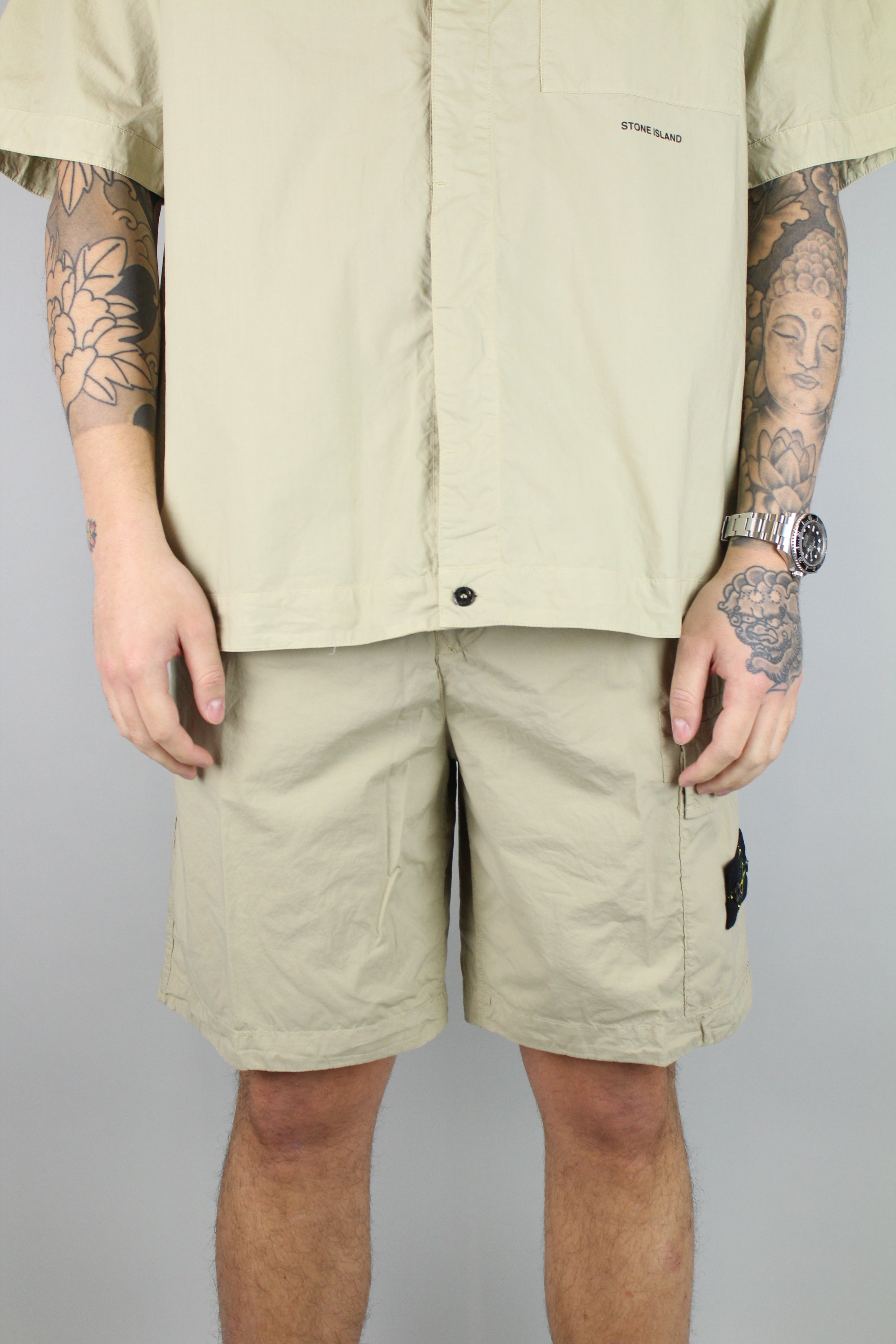 Stone Island Bermuda Comfort 'Sand'-8747876876618-The Attic