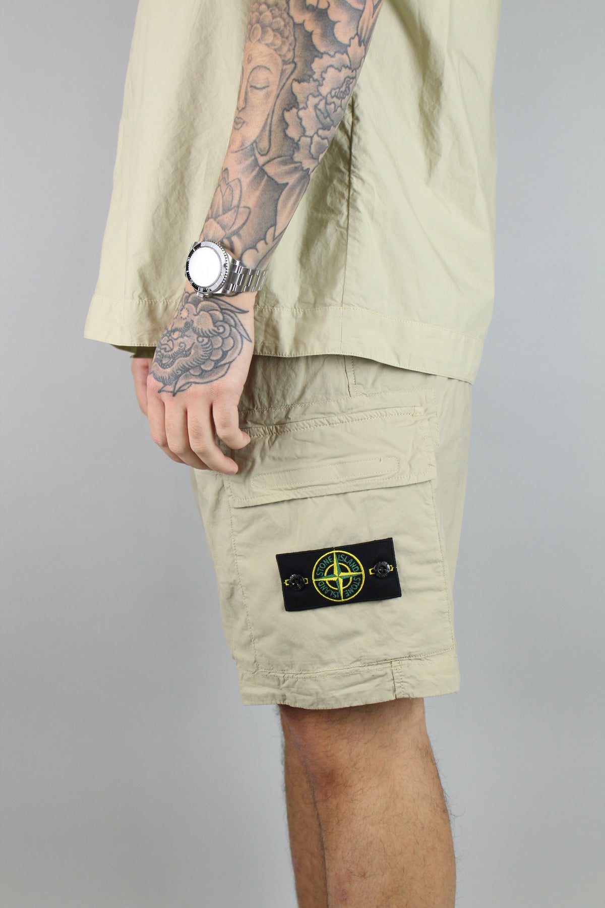 Stone Island Bermuda Comfort 'Sand'-8747876876618-The Attic