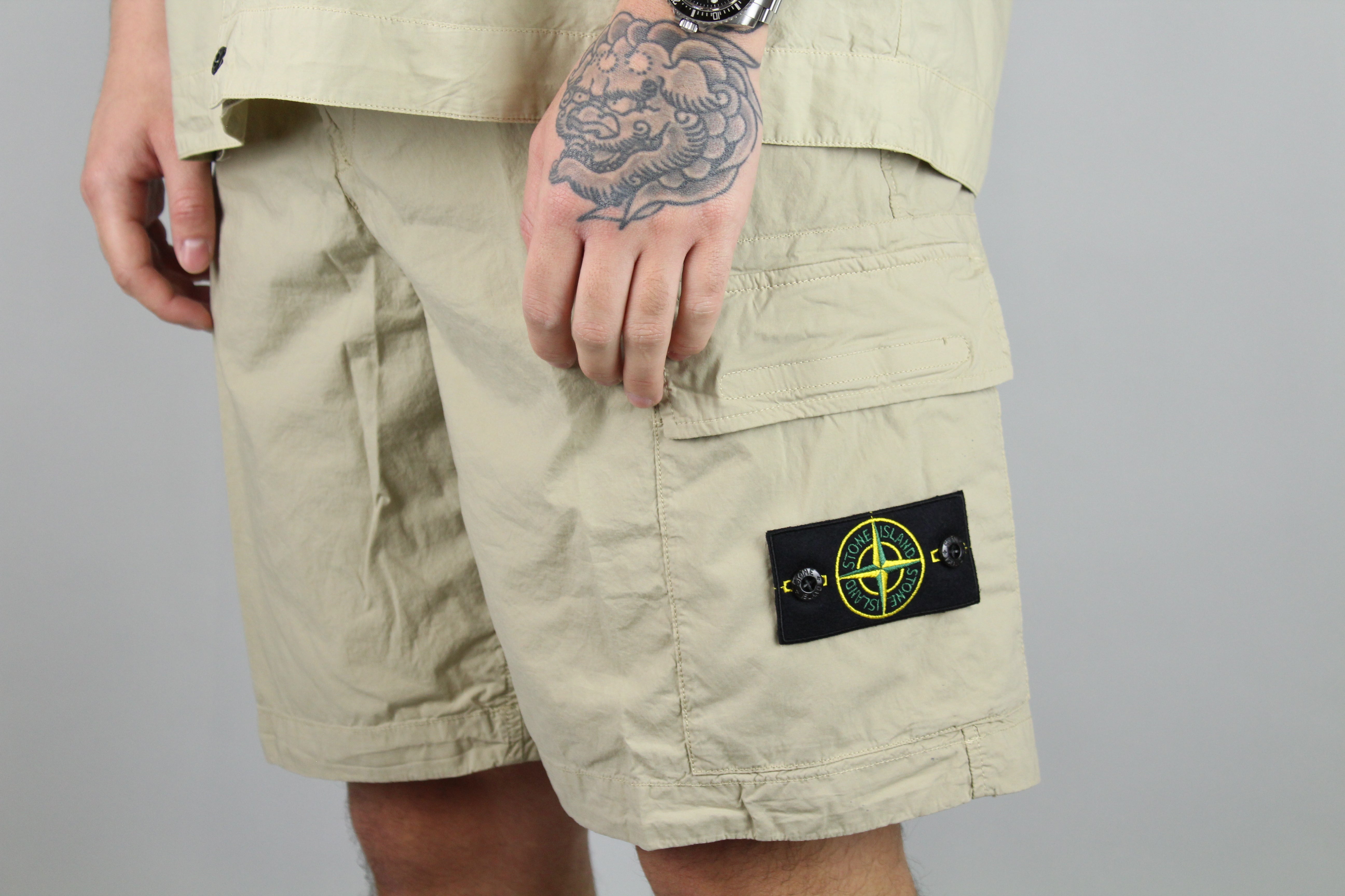 Stone Island Bermuda Comfort 'Sand'-8747876876618-The Attic