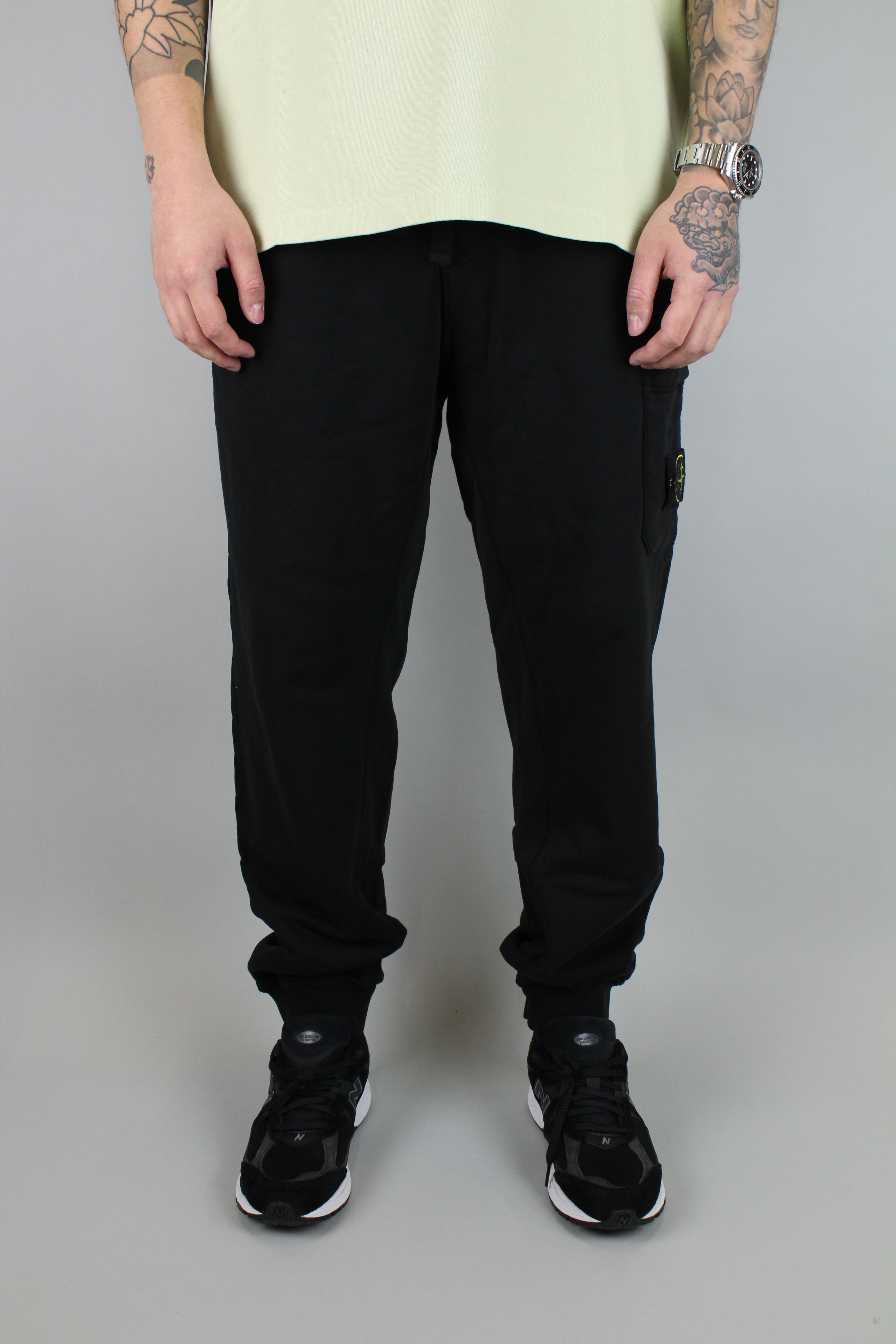 Stone Island Felpa Sweatpants 'Black'-8748037570890-The Attic