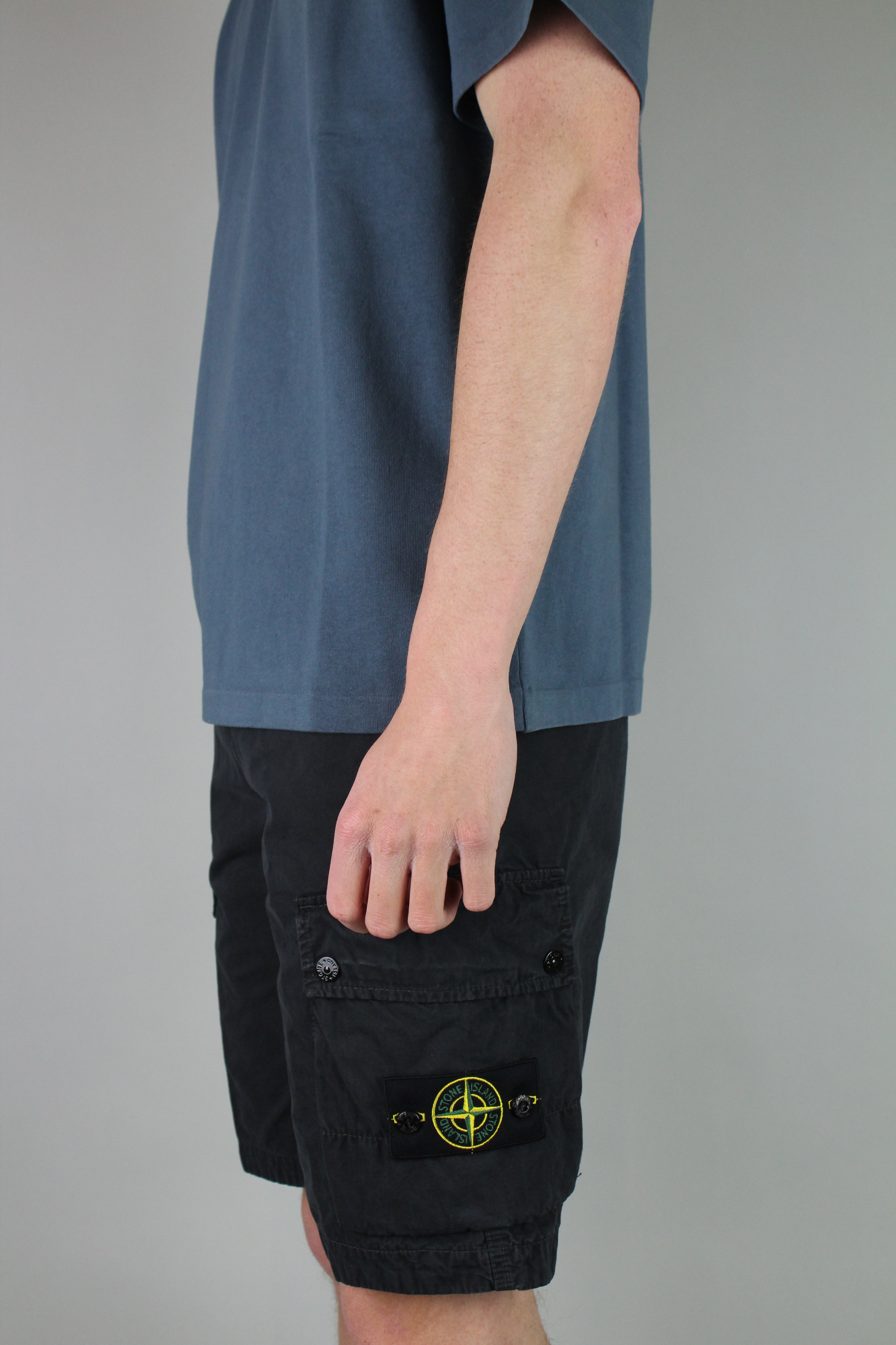 Stone Island Bermuda Slim 'Navy Blue'-8747871207754-The Attic