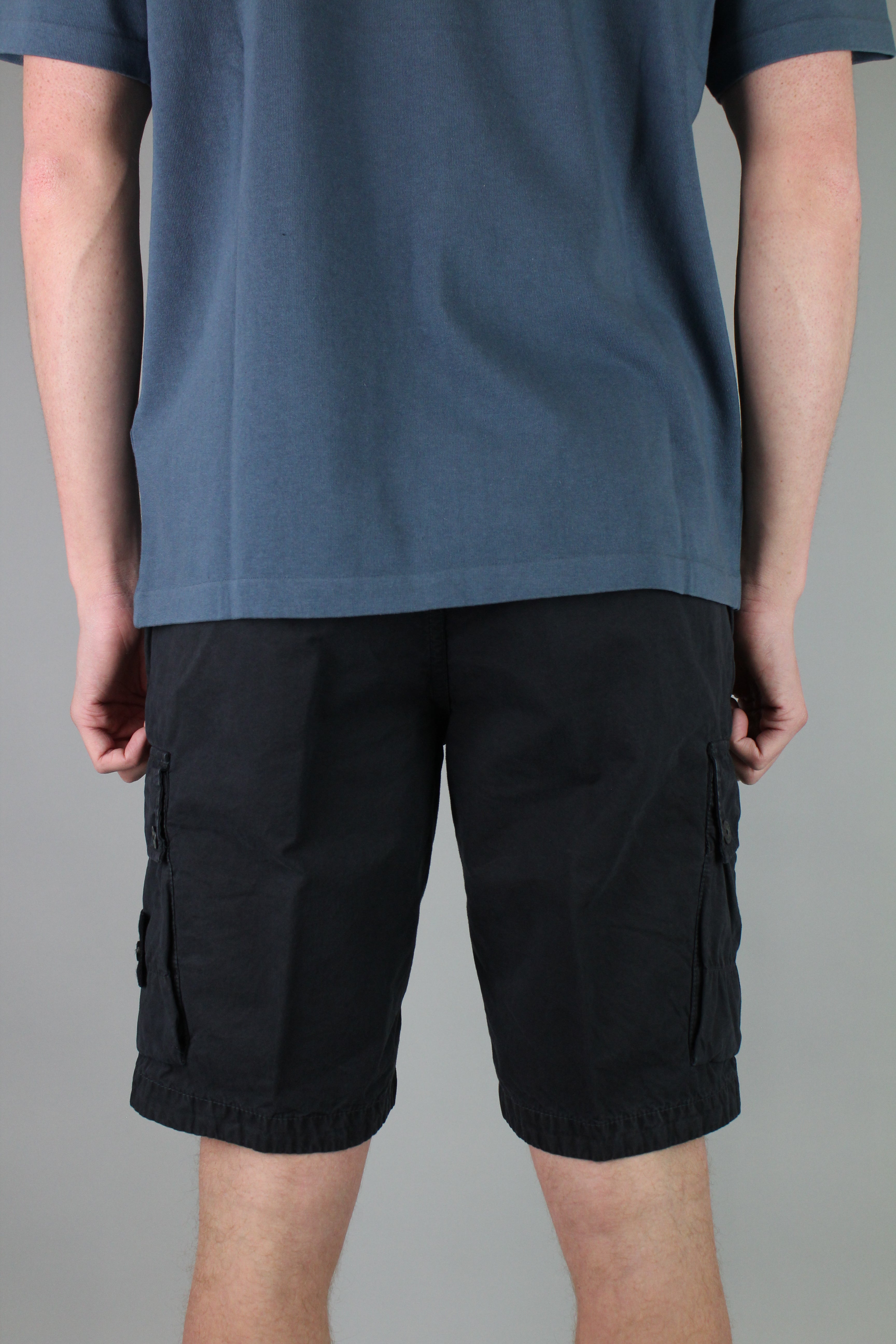 Stone Island Bermuda Slim 'Navy Blue'-8747871207754-The Attic