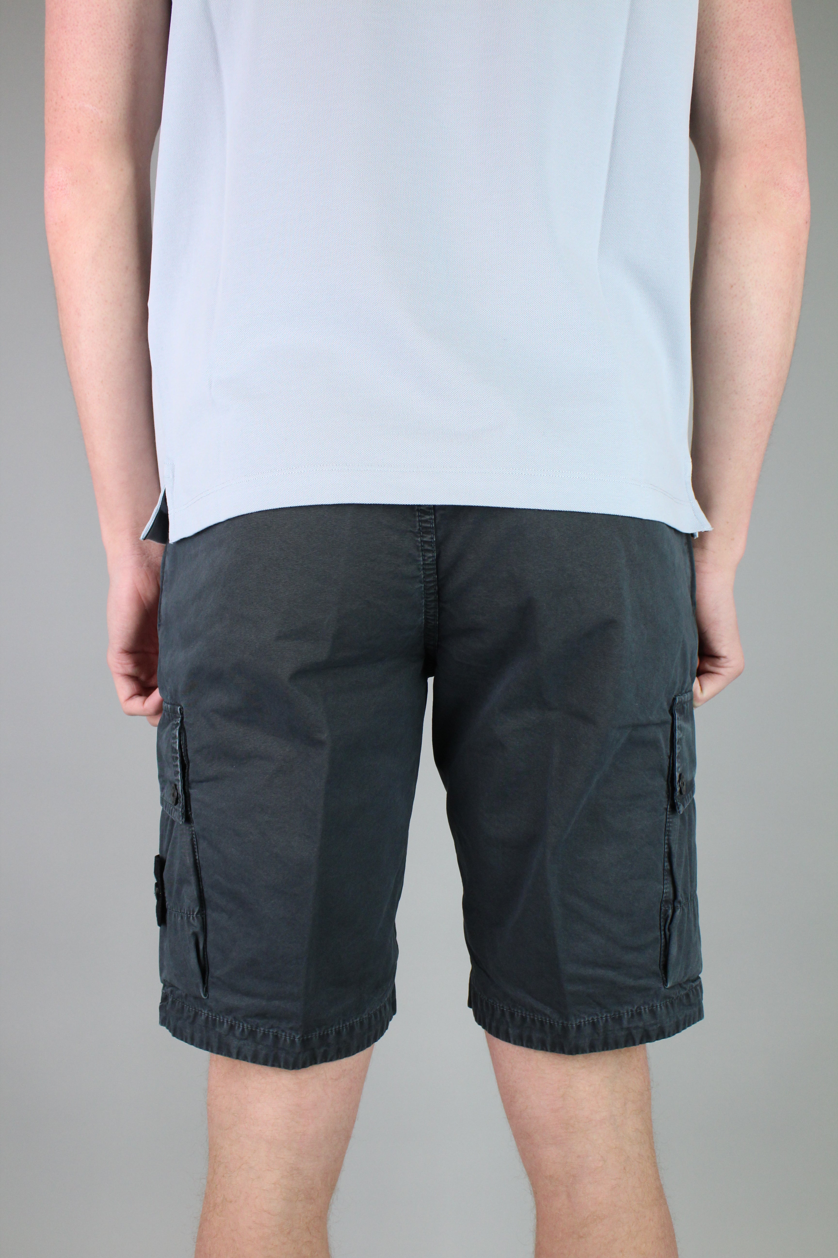 Stone Island Bermuda Slim 'Charcoal'-8747872977226-The Attic