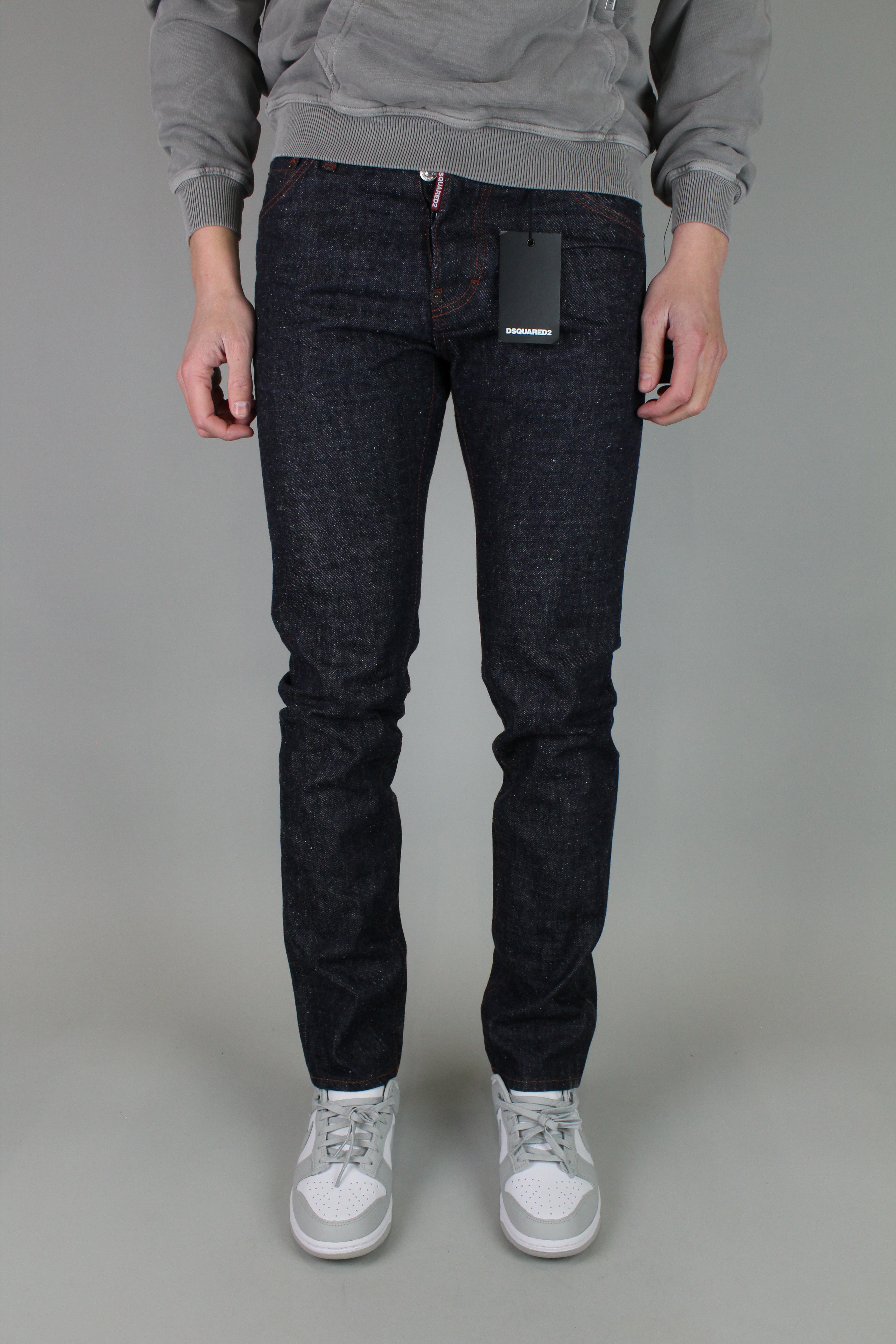 Dsquared2 Cool Guy Back Logo Extra Slim Jeans 'Blue/Orange' - Size 46 (ARCHIVE)-8771943891274-The Attic