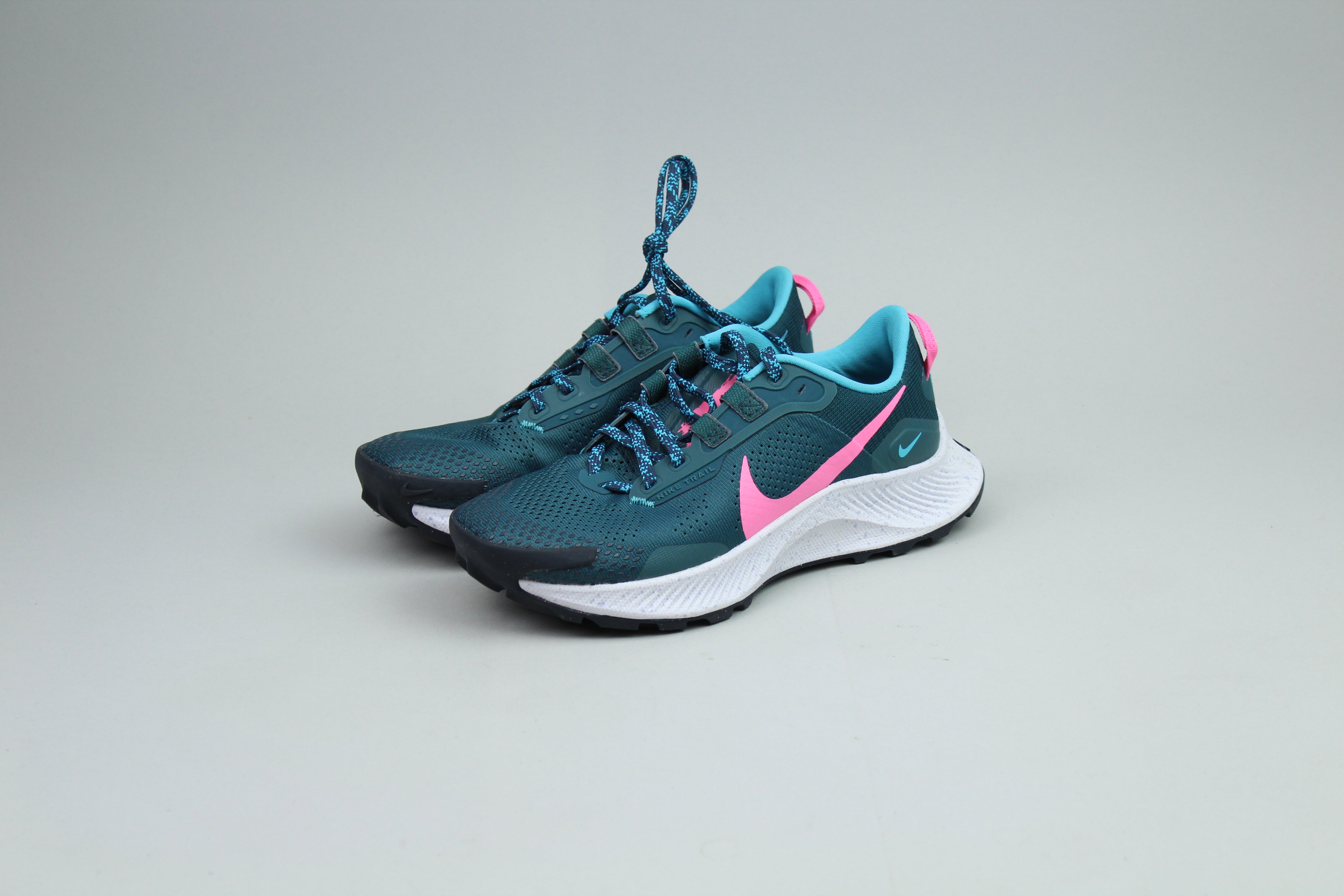 Pegasus Trail 3 Dark 'Teal Green Pink Glow' - Size 36.5 (ARCHIVE)-9376659964234-The Attic