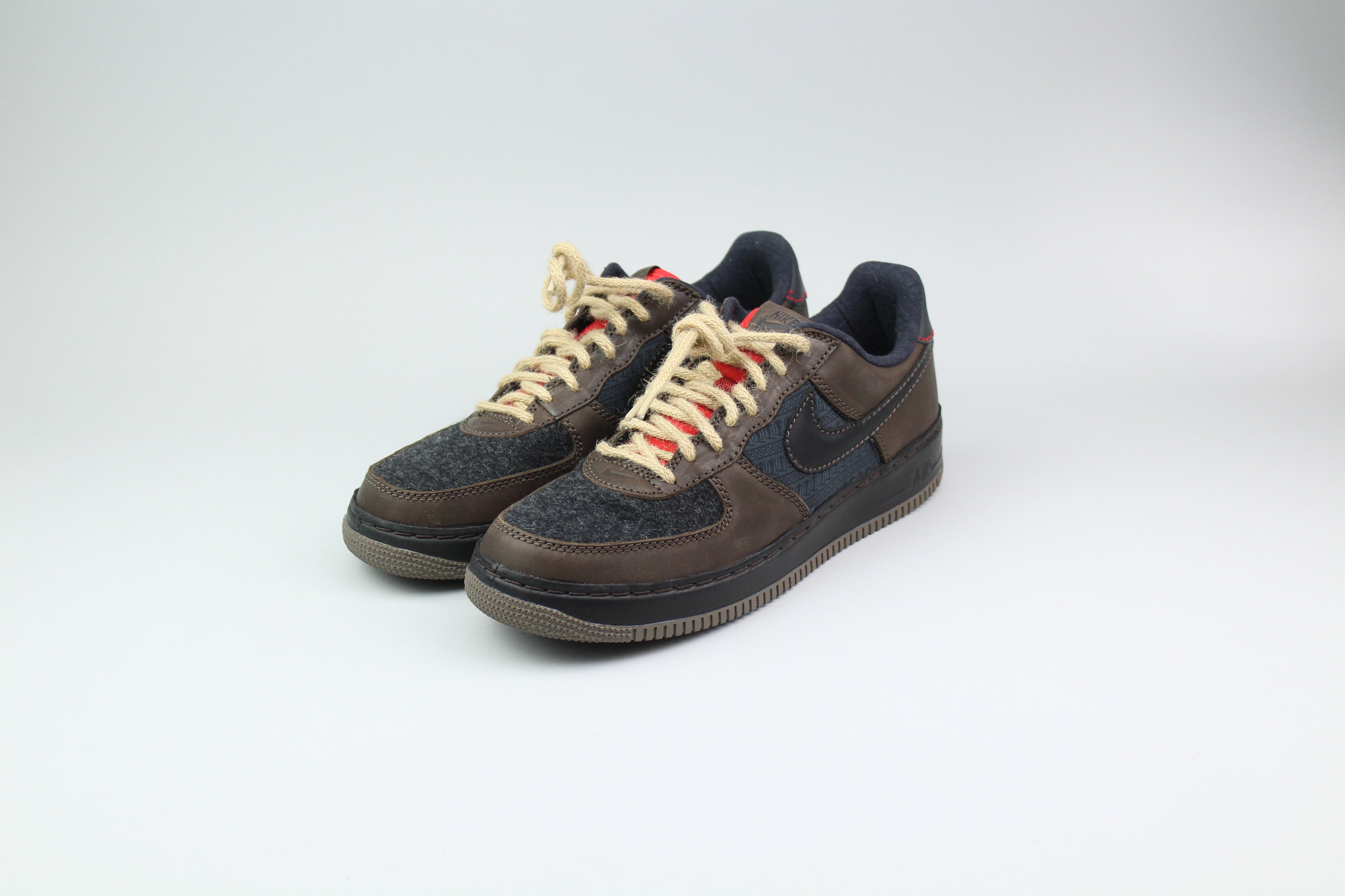 Nike Air Force 1 Low Inside Out 'Baroque Brown Black' - Size 45.5 (ARCHIVE)-9447020003658-The Attic