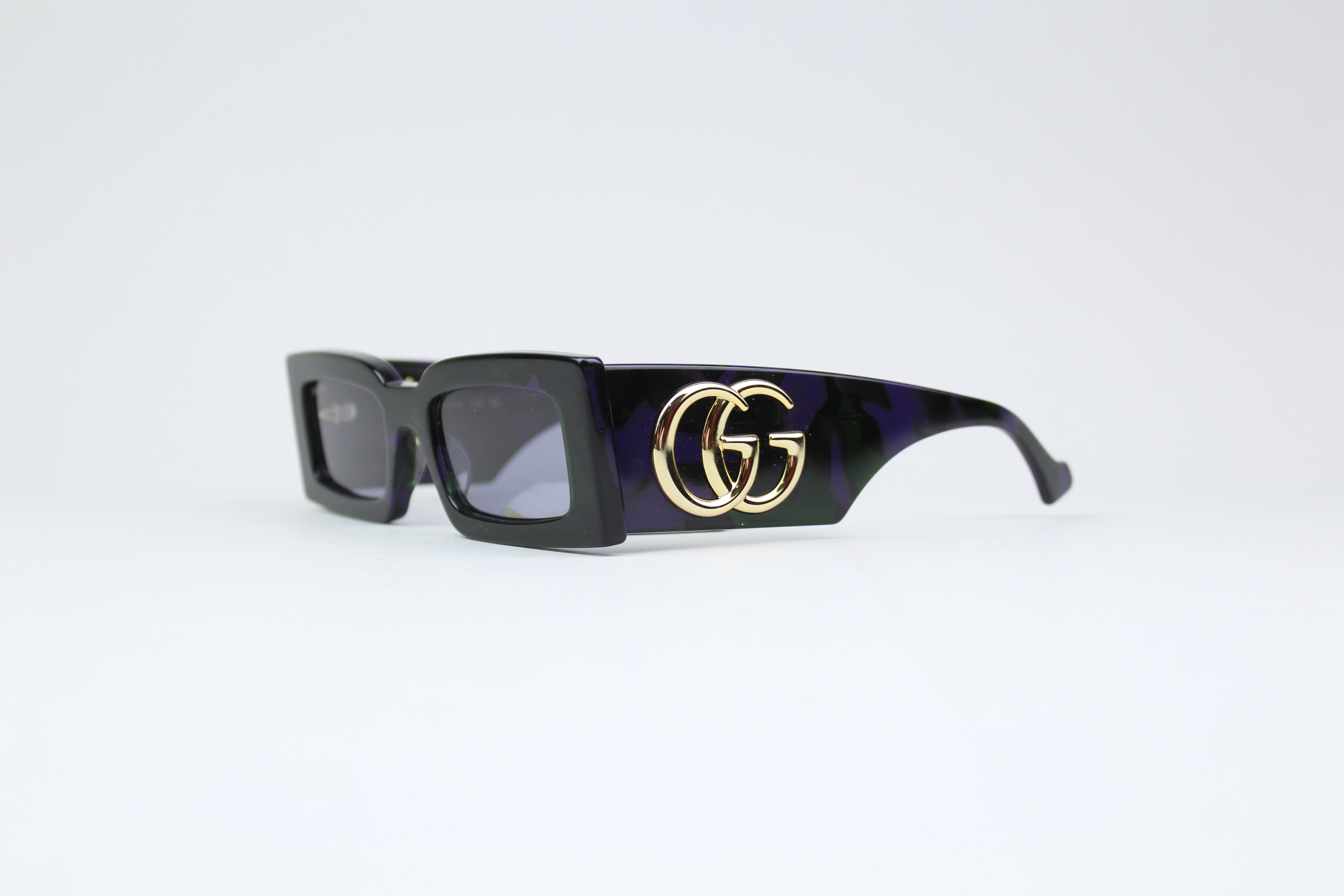 Gucci Sunglasses GG1425S Pearple/Black/Gold (ARCHIVE)-9447165591882-The Attic