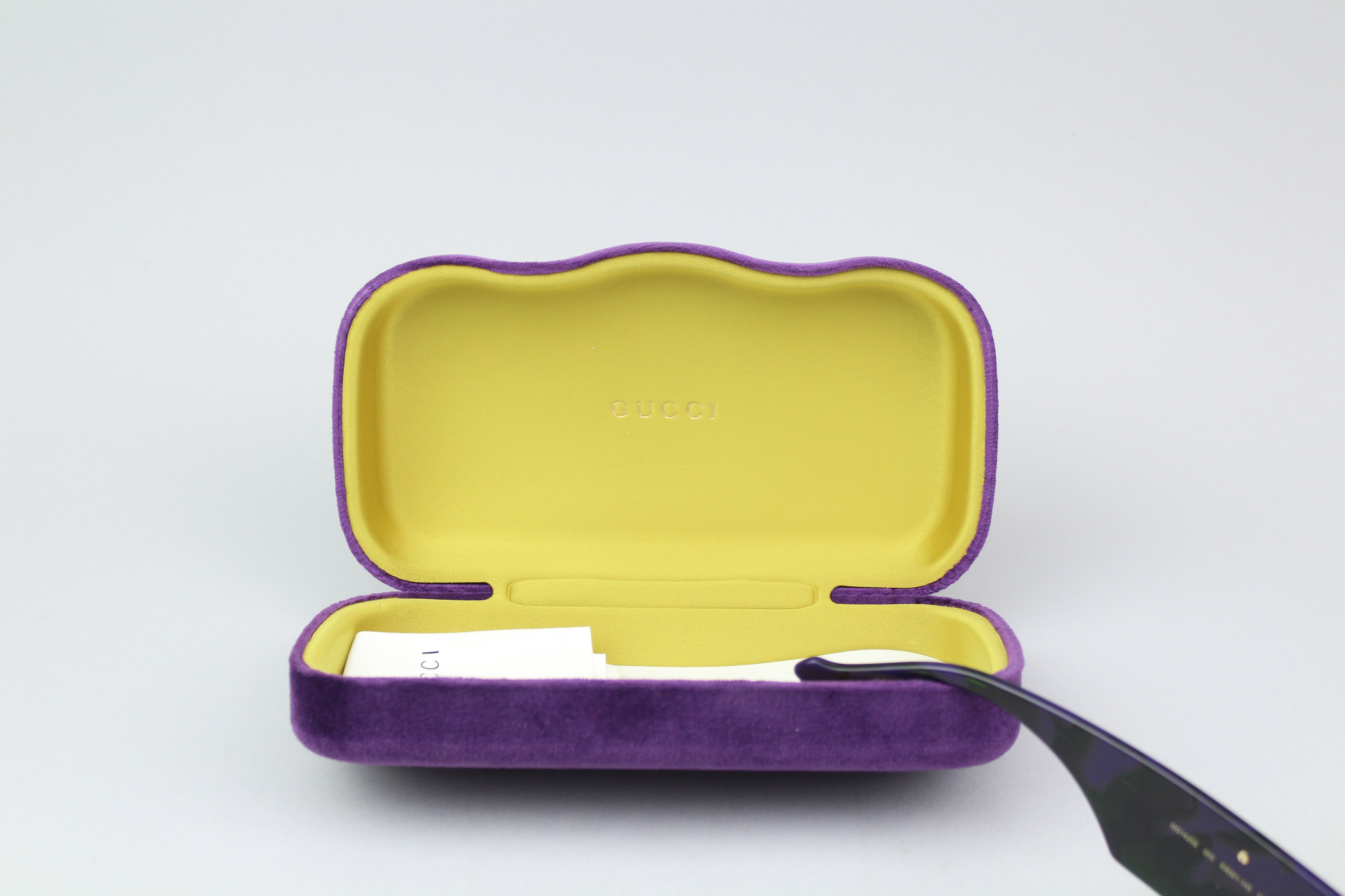 Gucci Sunglasses GG1425S Pearple/Black/Gold (ARCHIVE)-9447165591882-The Attic
