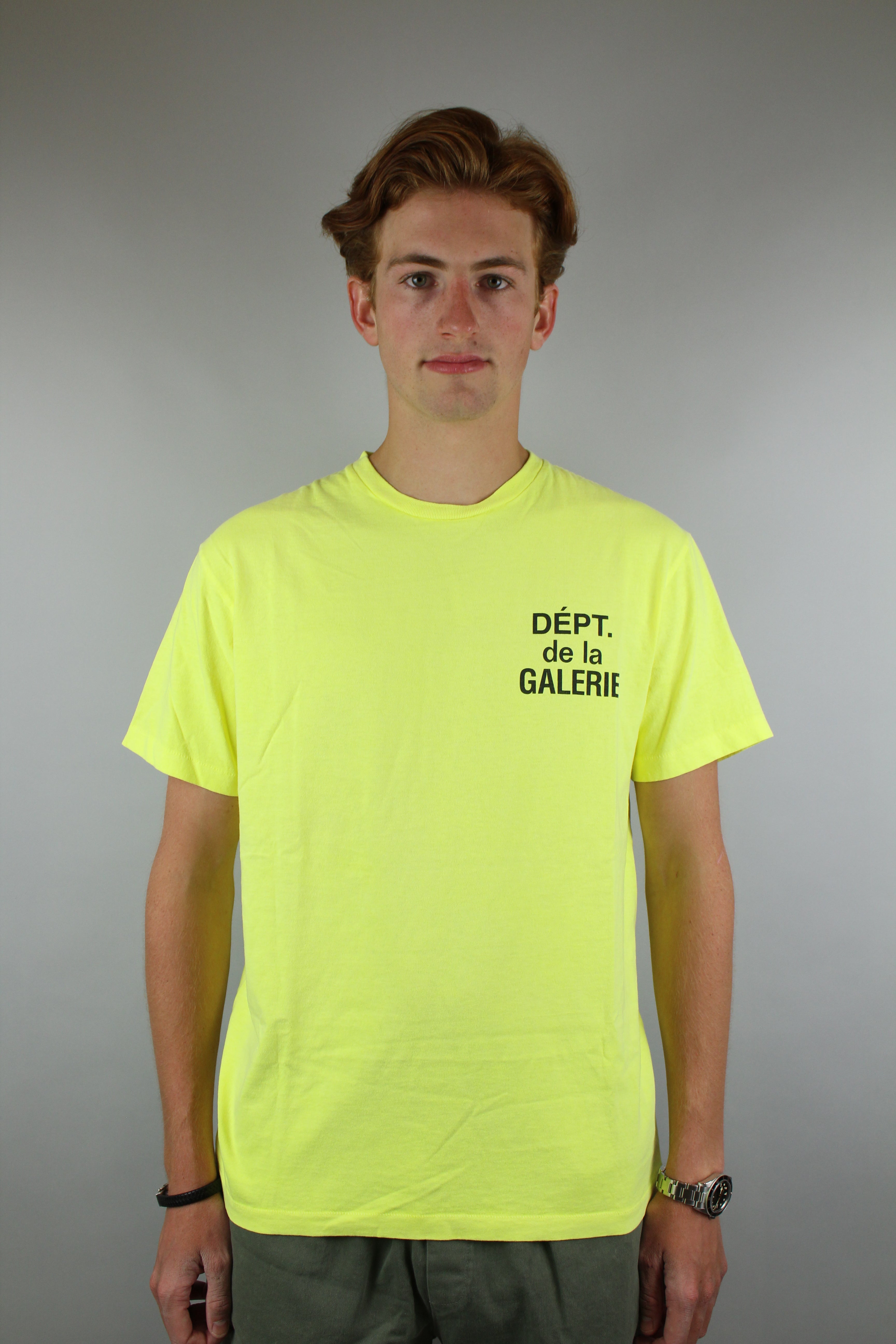 Gallery Dept. French Tee 'Flo Yellow'-9454056112458-The Attic