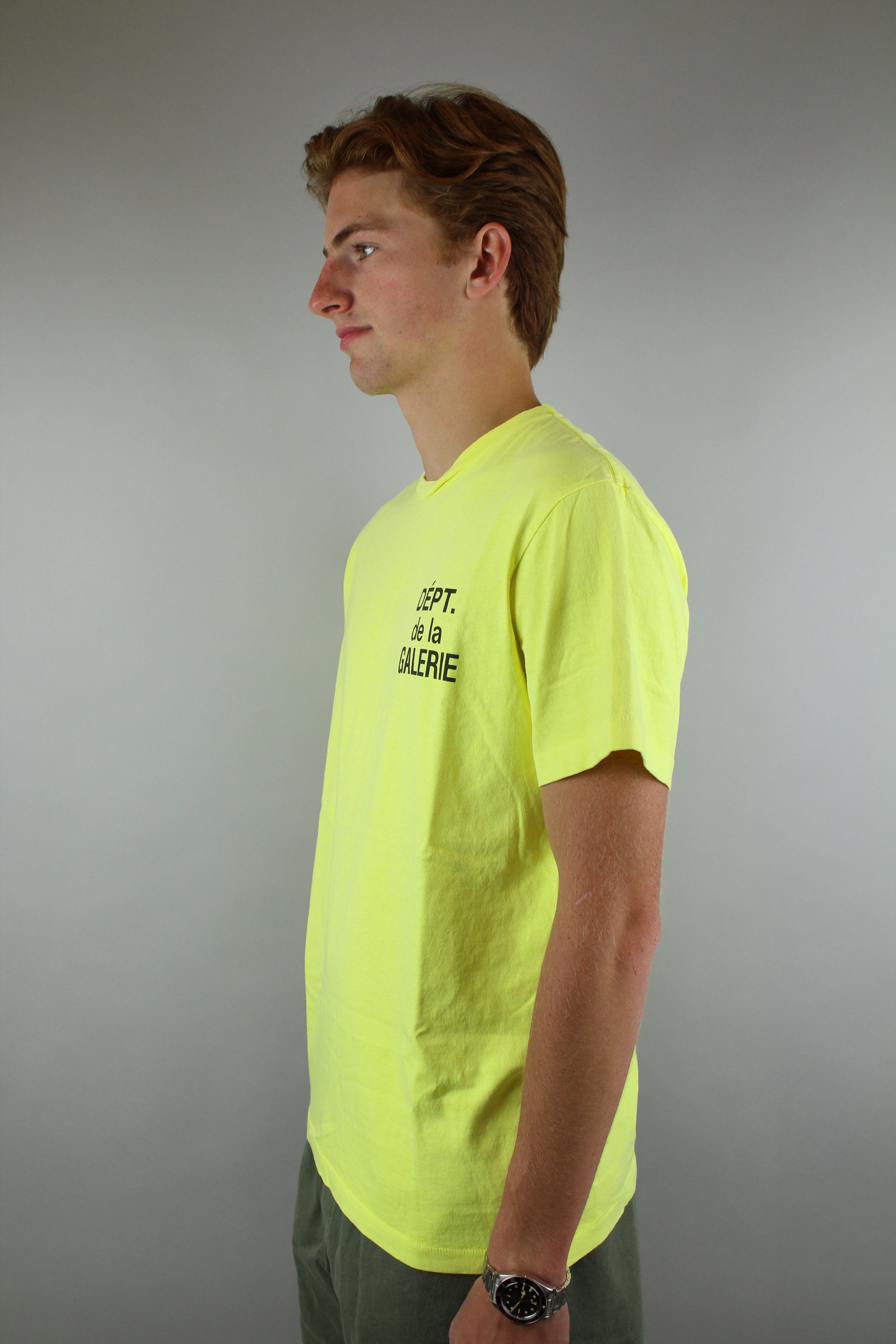 Gallery Dept. French Tee 'Flo Yellow'-9454056112458-The Attic