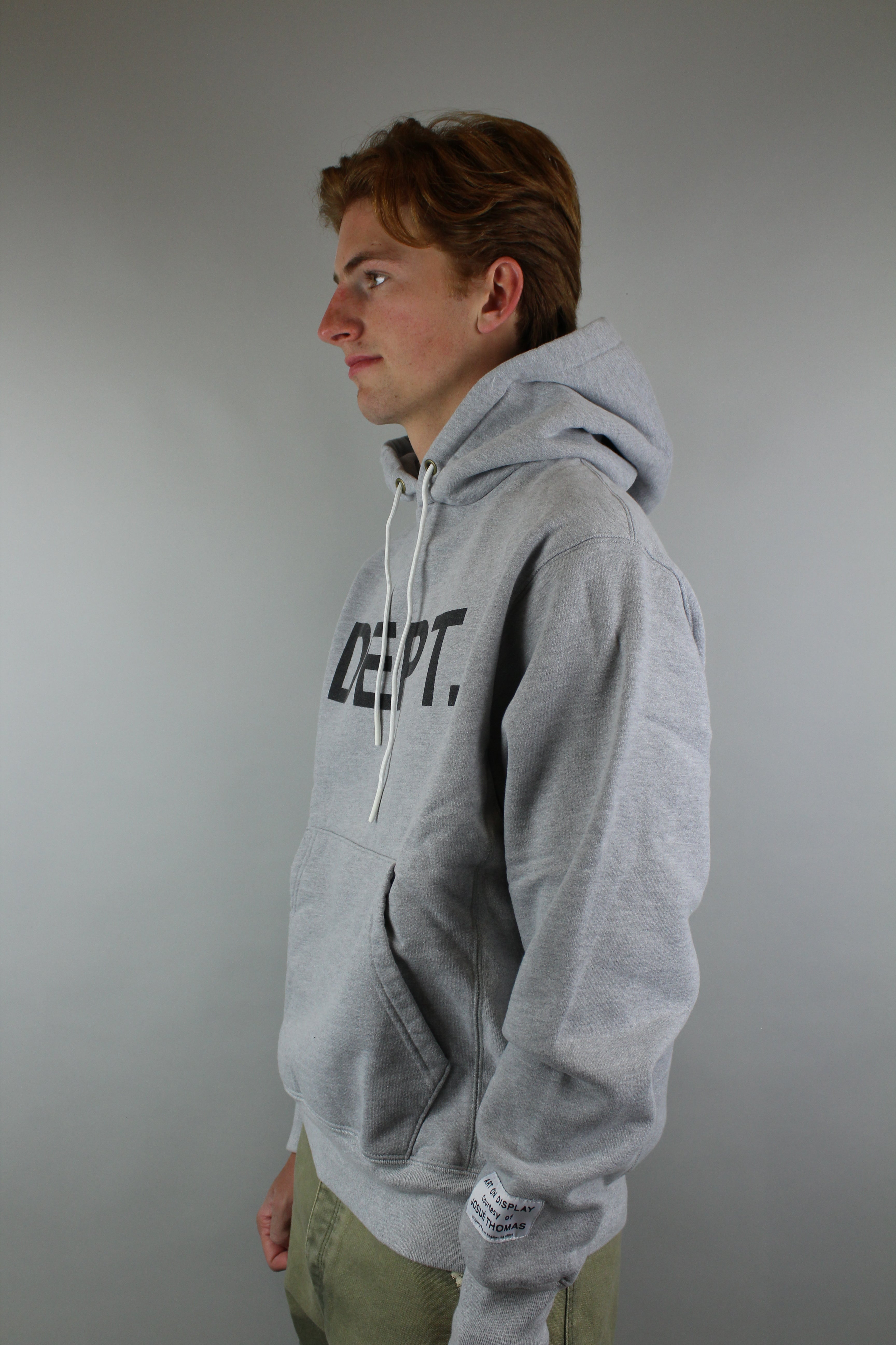 Gallery Dept. P/O Hoodie 'Heather Grey'-9461940191562-The Attic