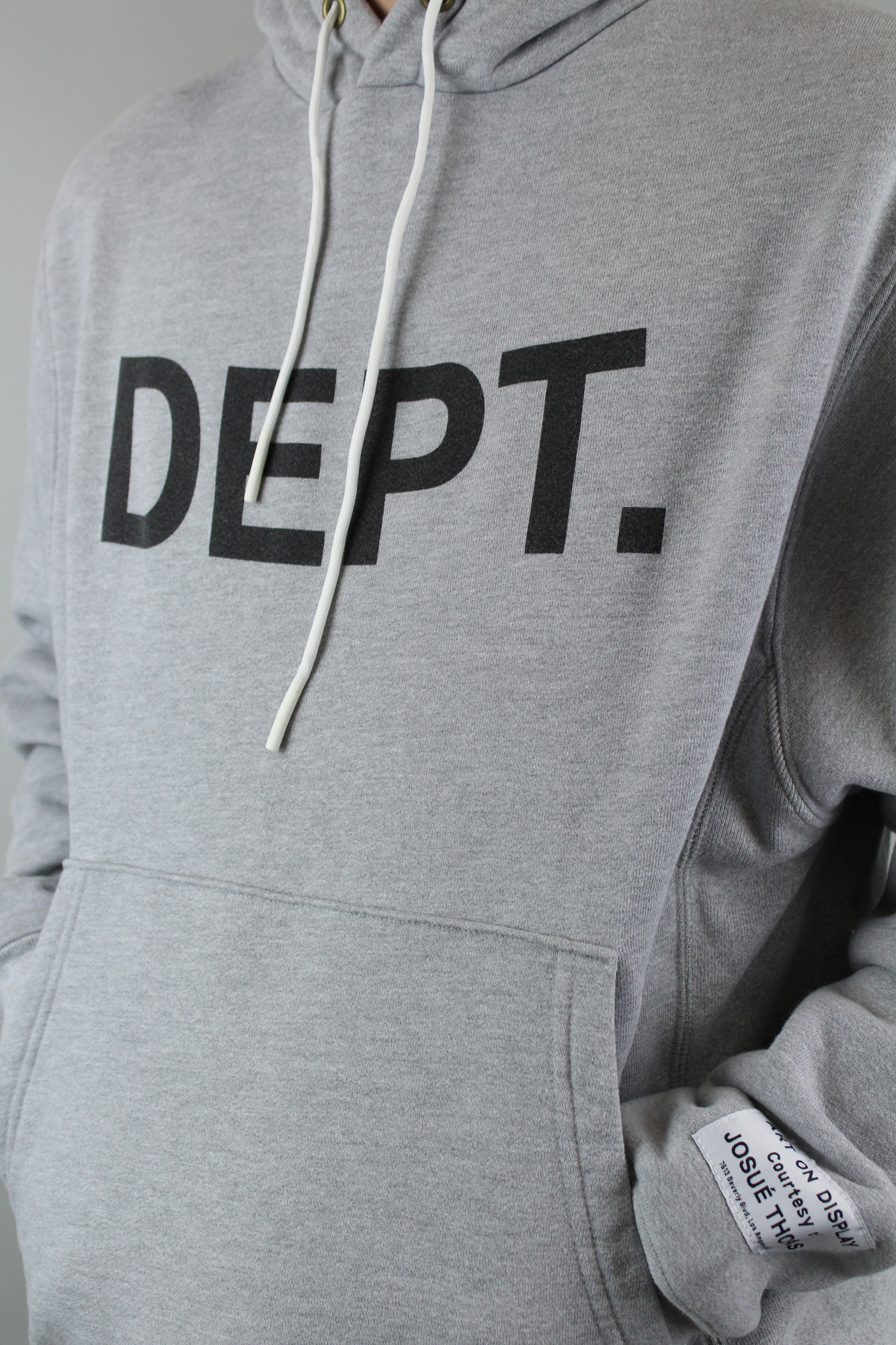 Gallery Dept. P/O Hoodie 'Heather Grey'-9461940191562-The Attic