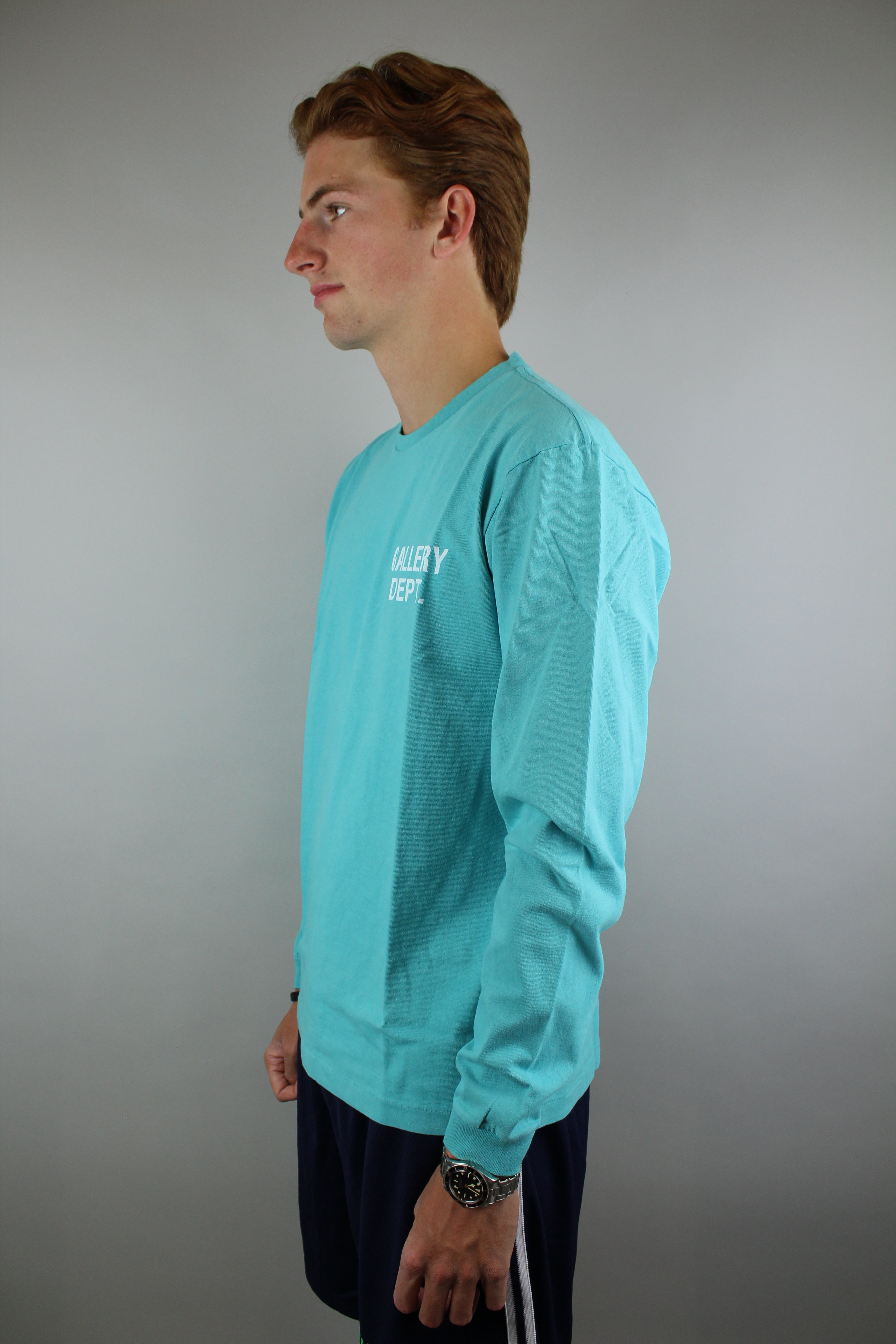Gallery Dept. Souvenir Longsleeve 'Teal'-9464585617738-The Attic