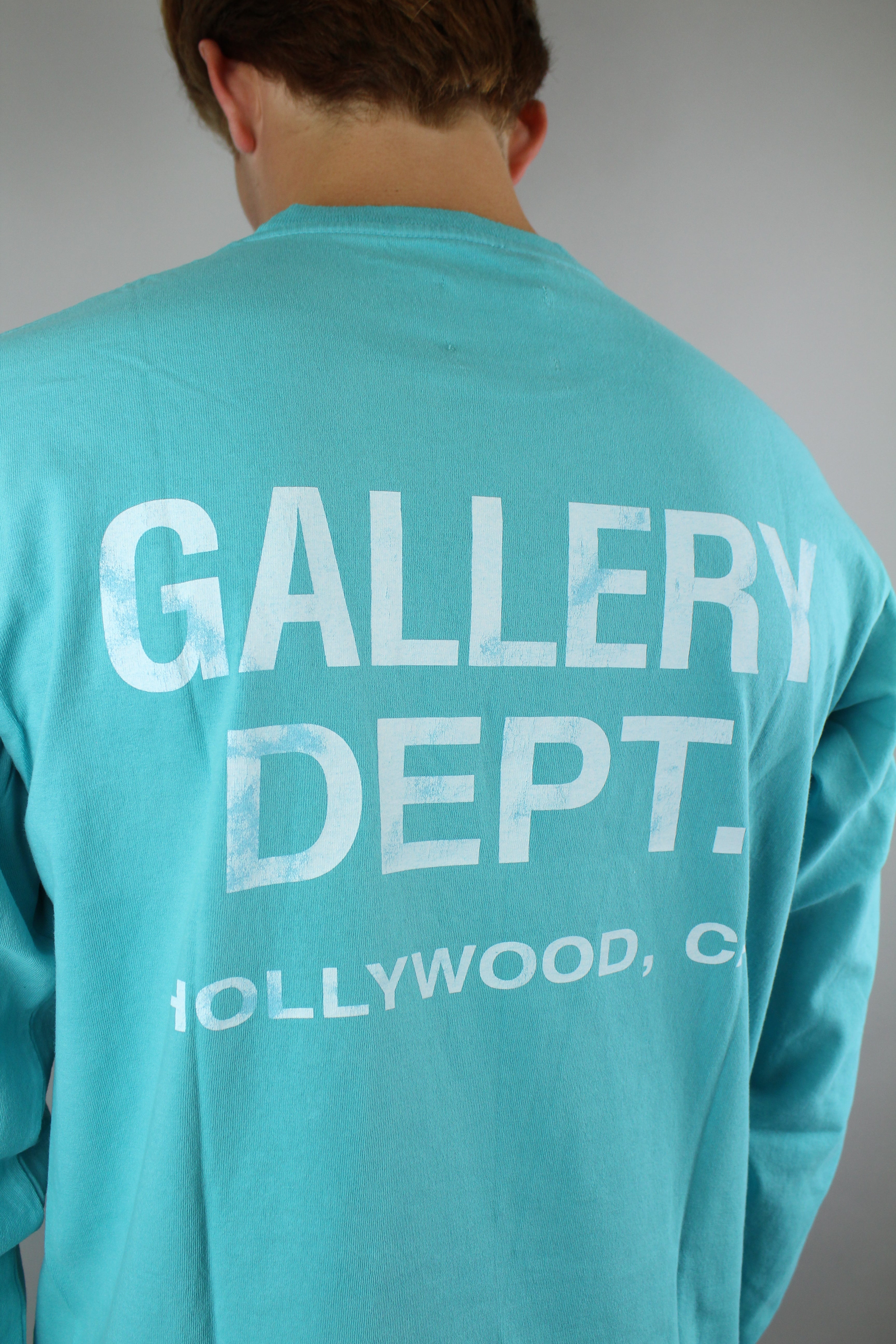 Gallery Dept. Souvenir Longsleeve 'Teal'-9464585617738-The Attic