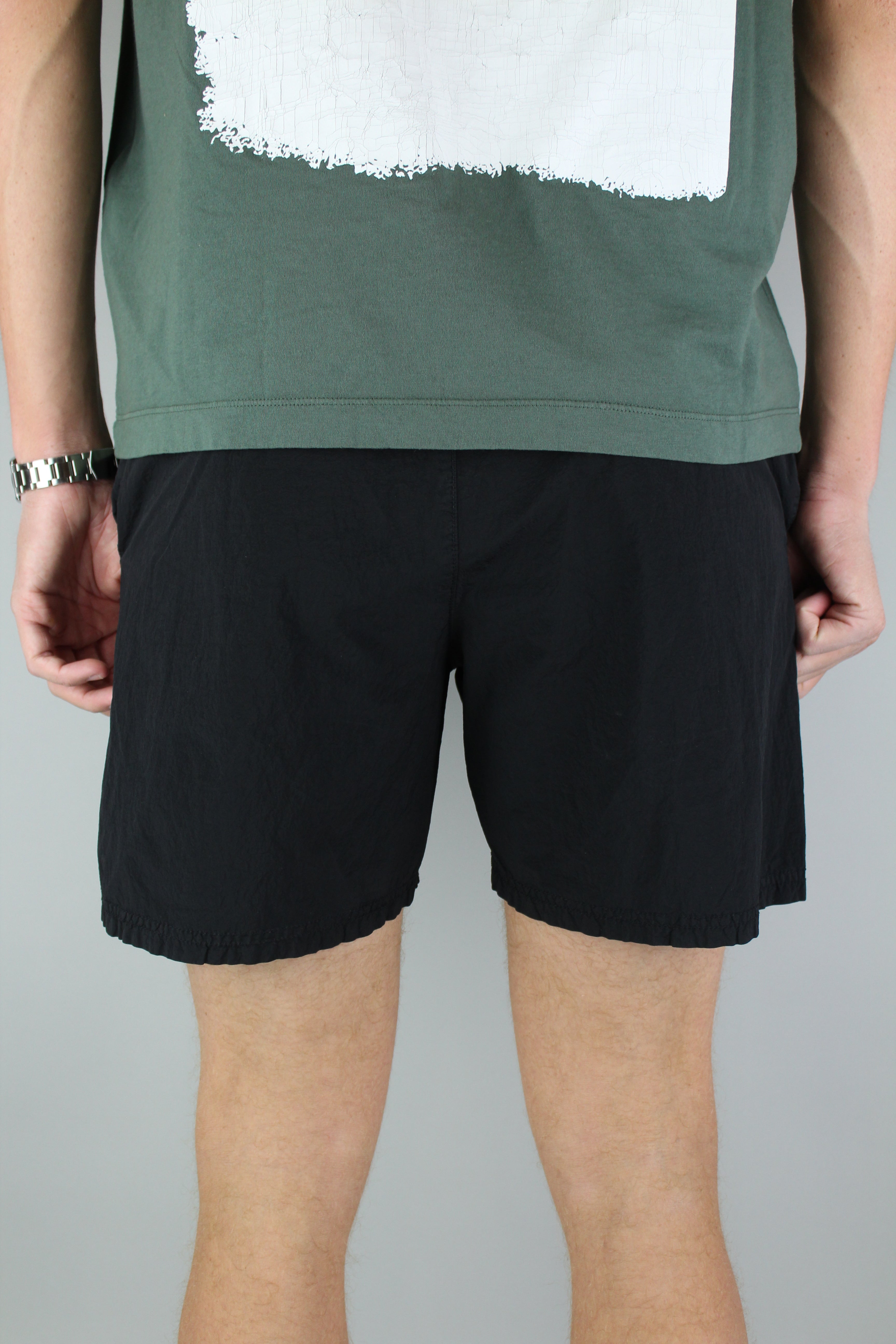 Stone Island Nylon Swim Short 'Black'-9516137775434-The Attic