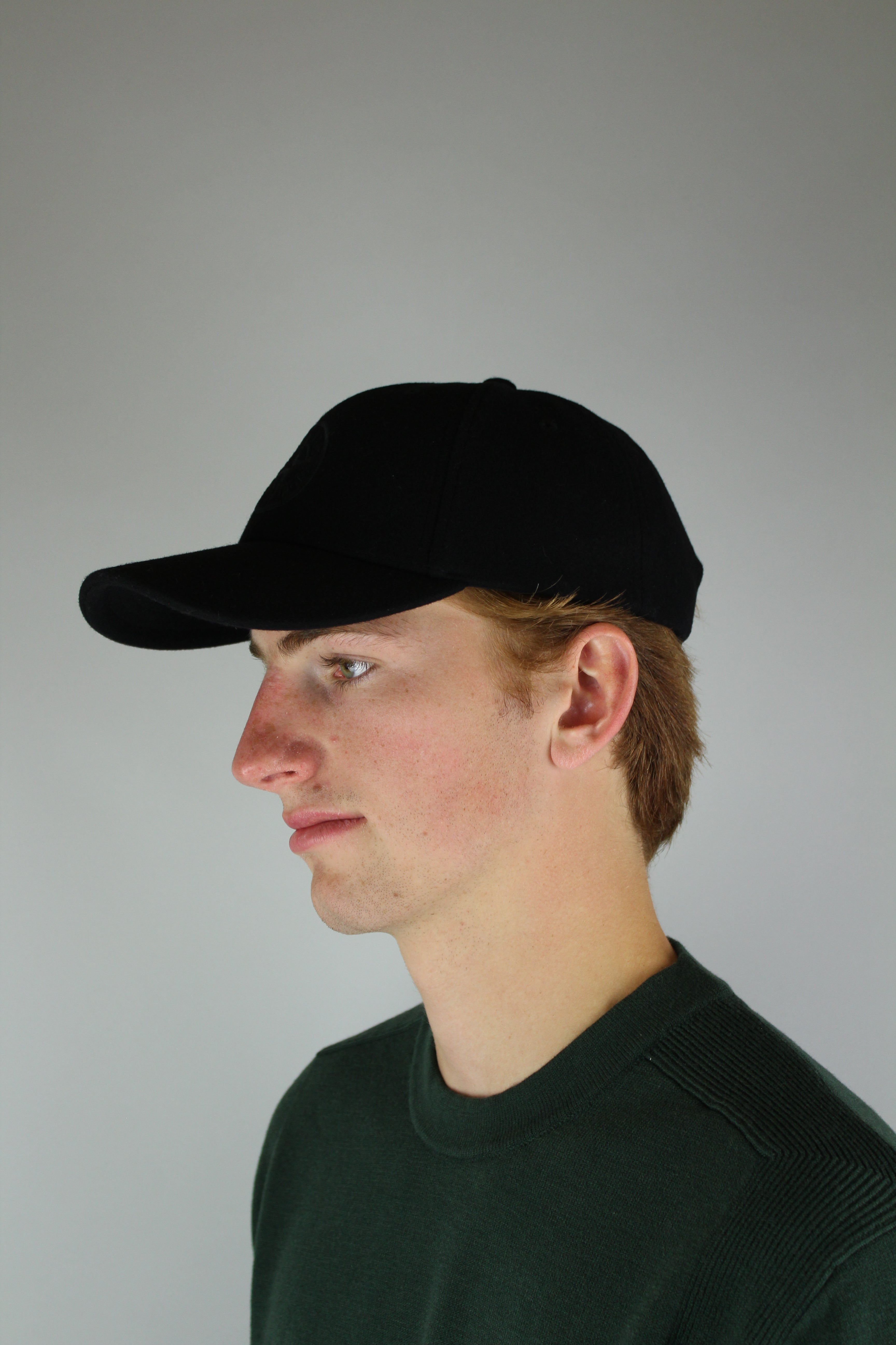 Stone Island Cap Wool 'Black'-9600402096458-The Attic
