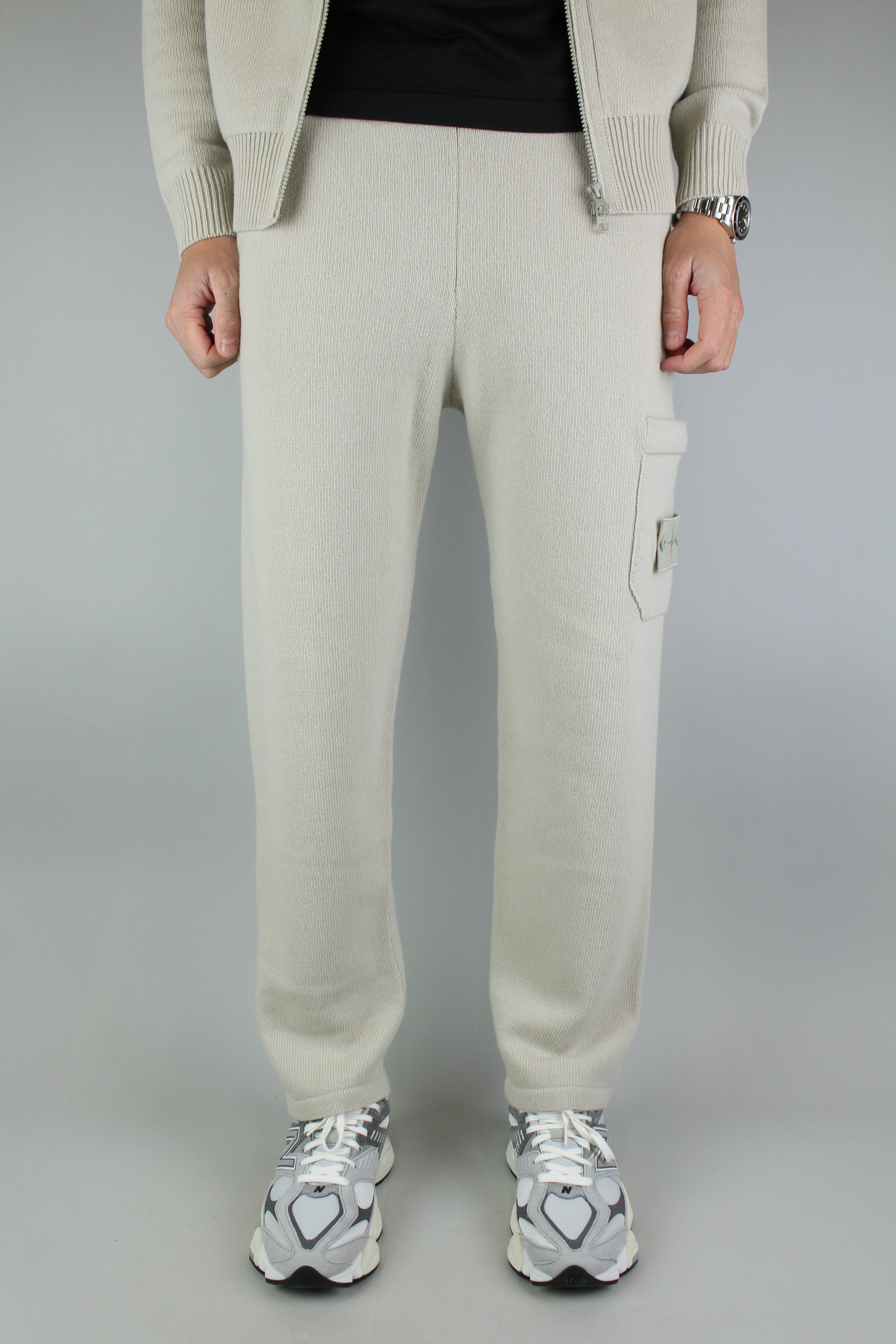 Stone Island Wool Ghost Cargo Jogger 'Beige'-9516124995914-The Attic