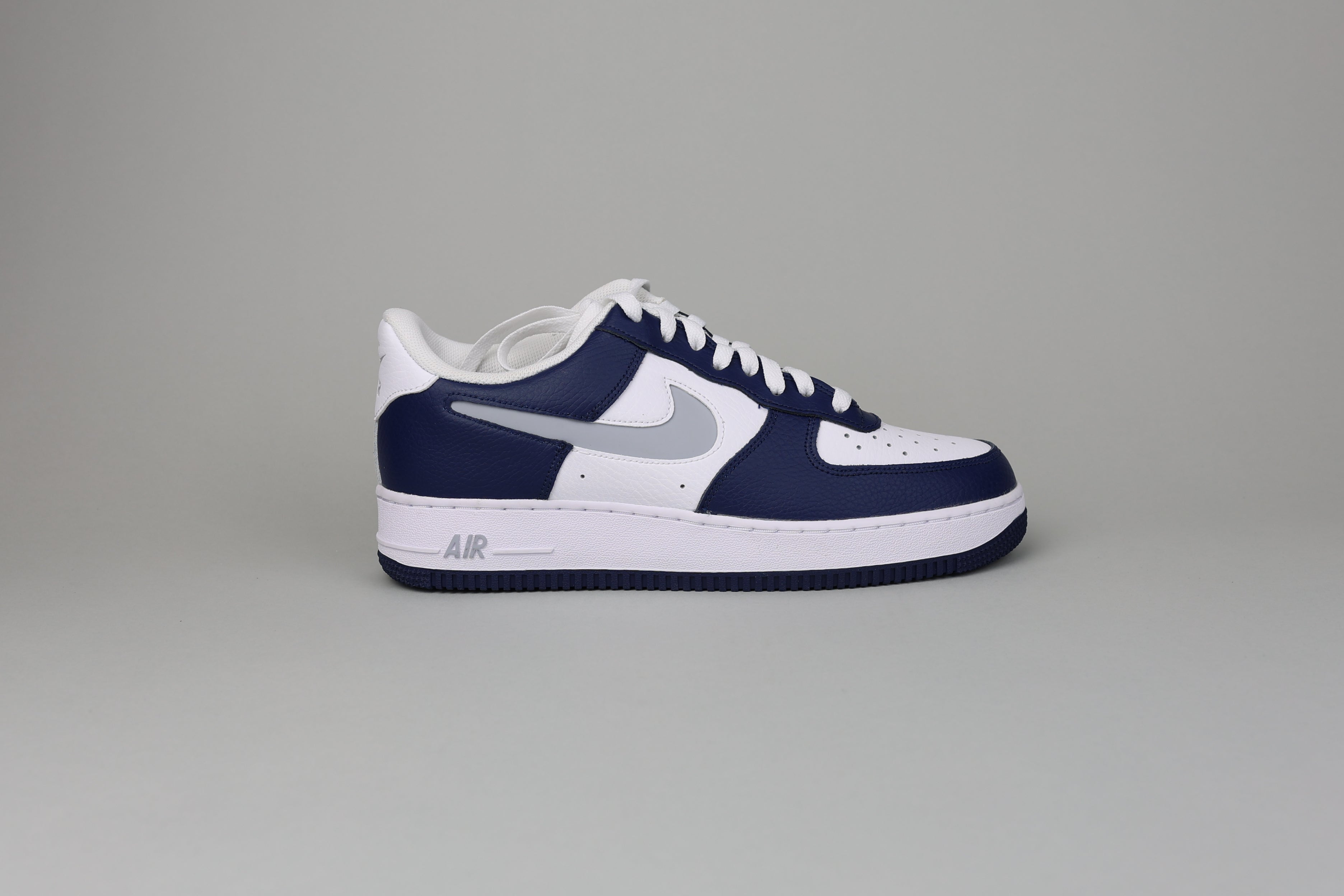 Nike Air Force 1 Low White Navy Grey - size 44 (ARCHIVE)-8653354041674-The Attic