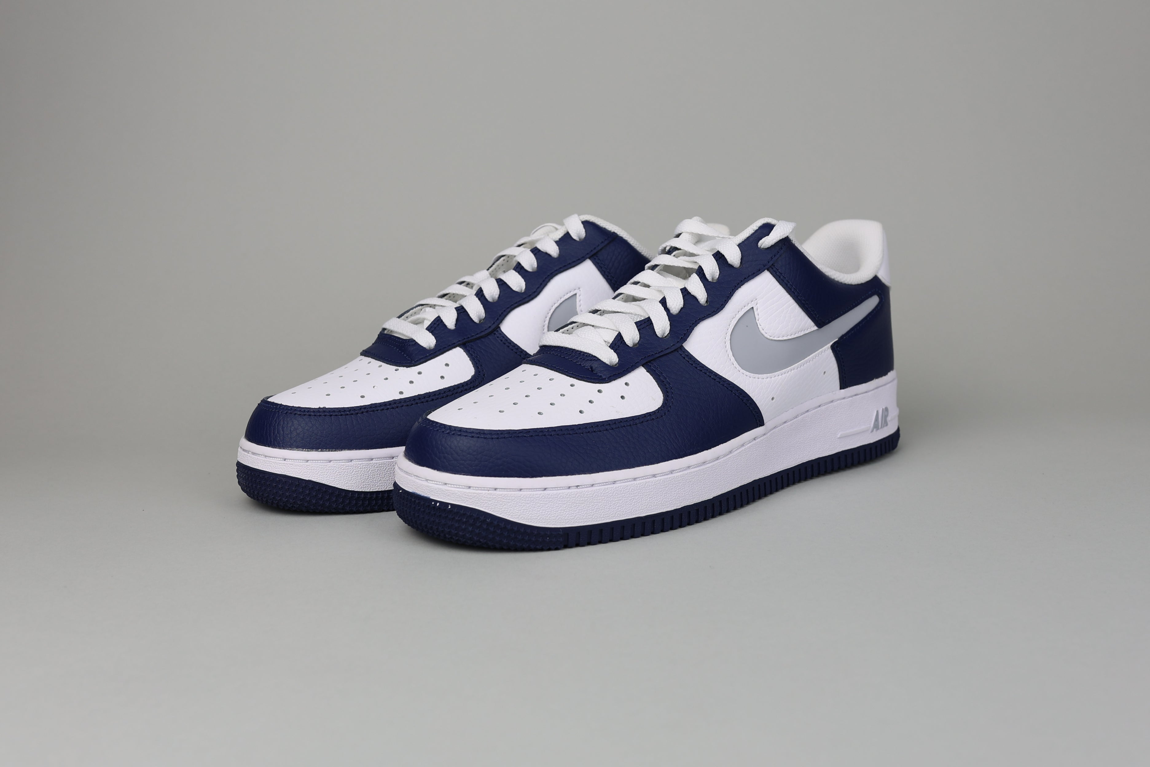 Nike Air Force 1 Low White Navy Grey - size 44 (ARCHIVE)-8653354041674-The Attic