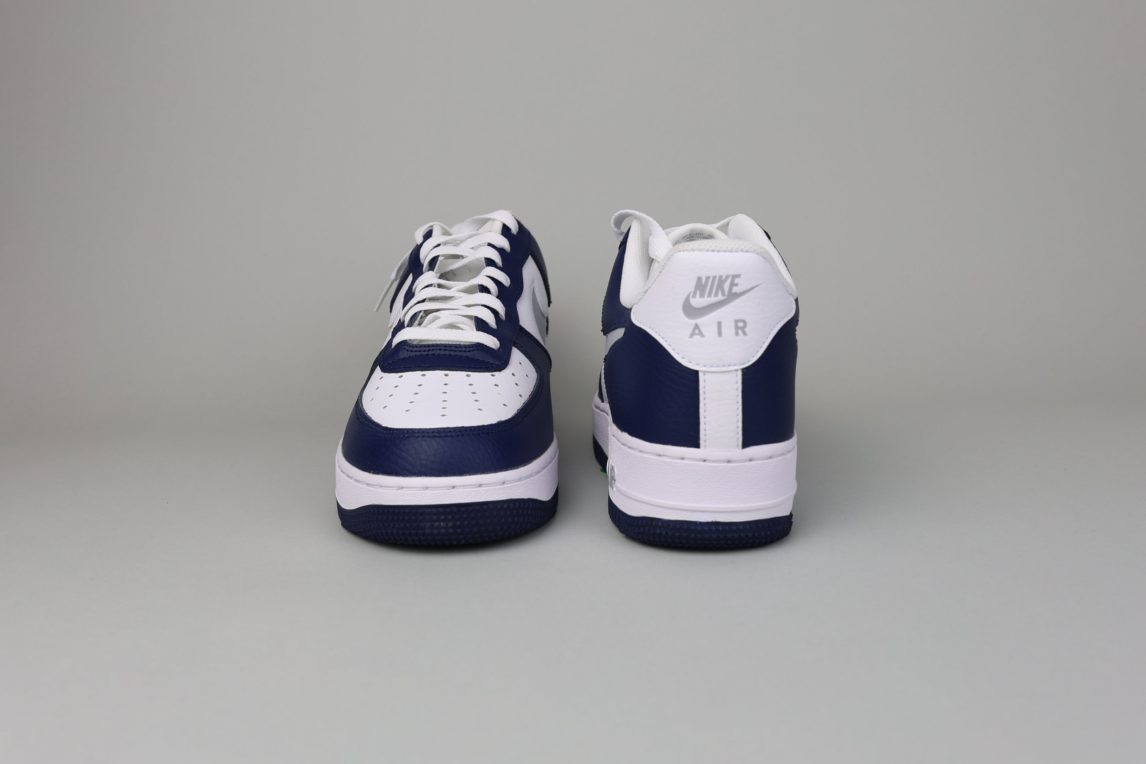 Nike Air Force 1 Low White Navy Grey - size 44 (ARCHIVE)-8653354041674-The Attic