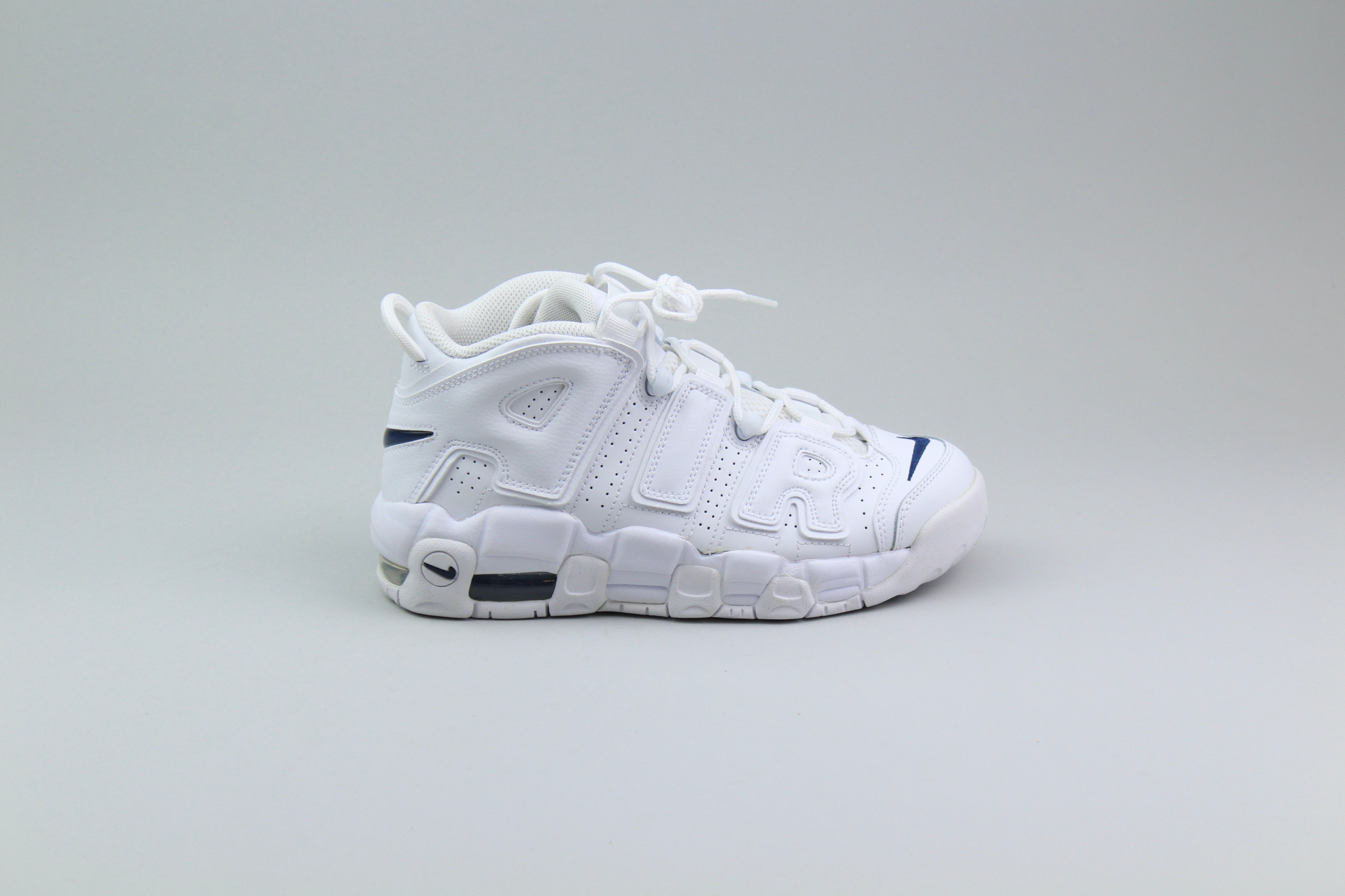 Nike Air More Uptempo Triple White (2021) (GS) - Size 38.5 (ARCHIVE)-9518078427466-The Attic