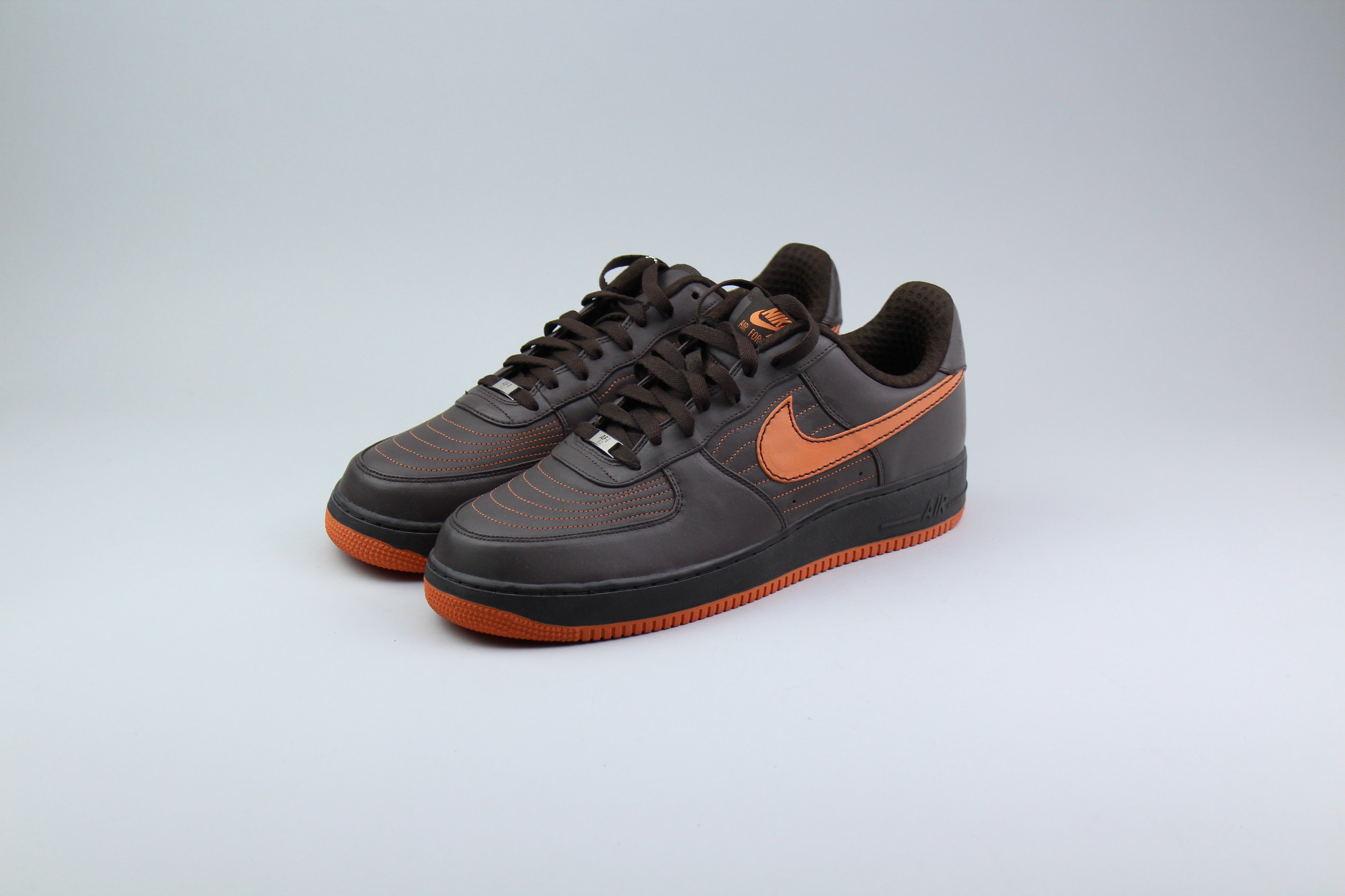 Nike Air Force 1 Low Premium Barkley Pack 'Brown' 2007 - Size 47.5 (ARCHIVE)-9518059487562-The Attic