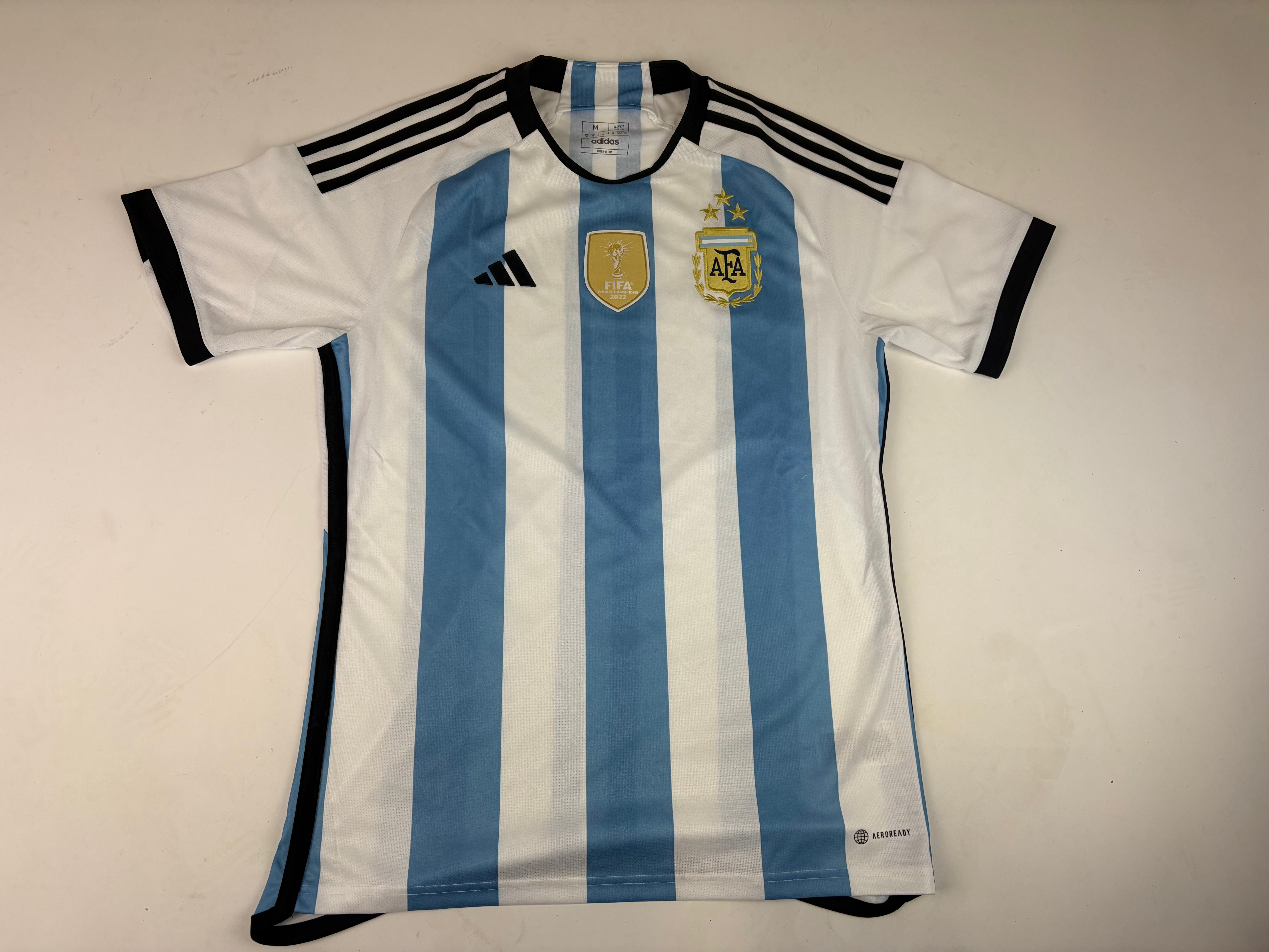 Adidas Argentina 23/23 Winners Home Jersey 'White/Light Blue' - Size M (ARCHIVE)