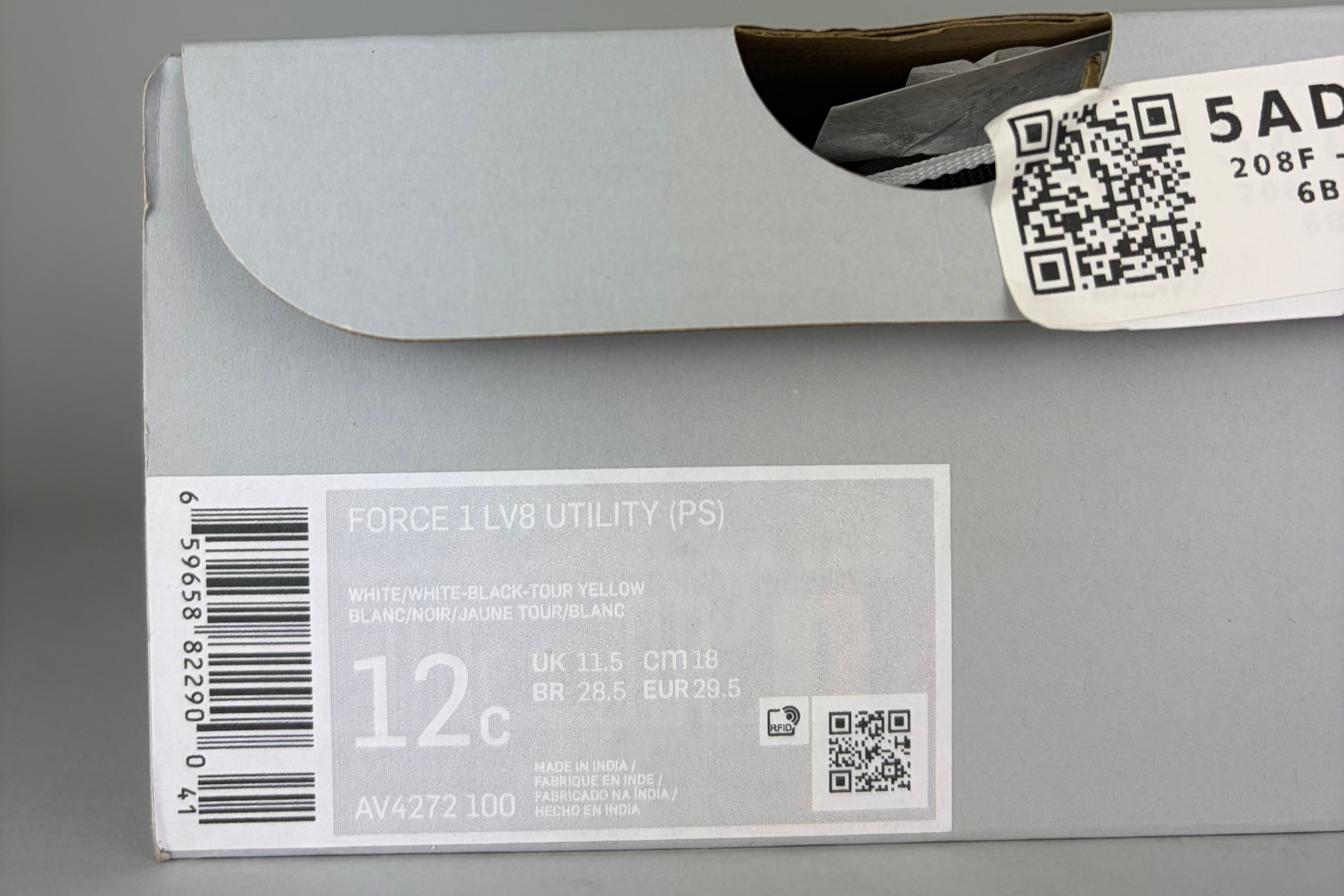 Nike Air Force 1 LV8 Utility ‘Overbranding’ (PS) - Size 29.5 (ARCHIVE)