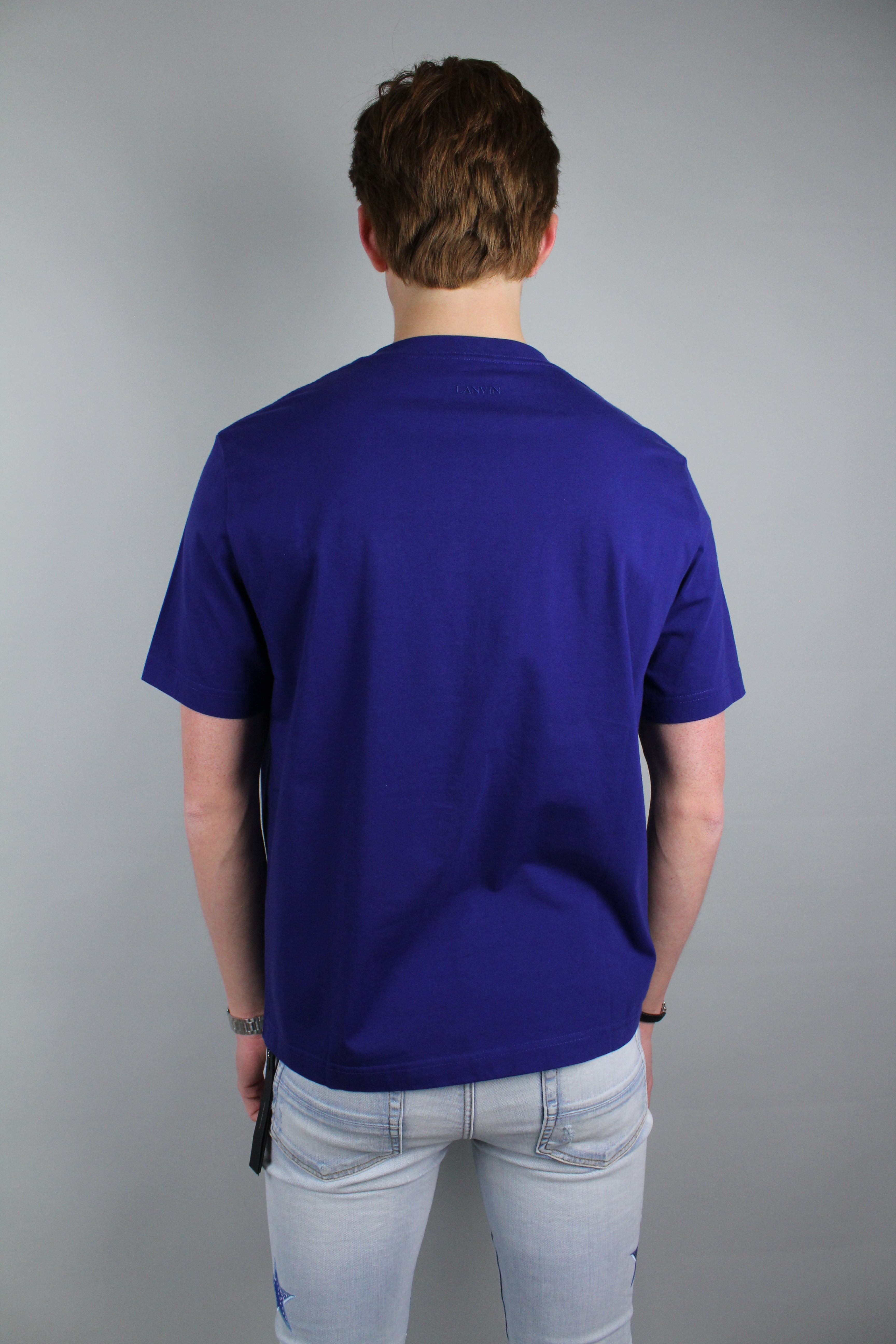 Lanvin Curb T-Shirt 'Majorelle Blue'-8398249001290-The Attic